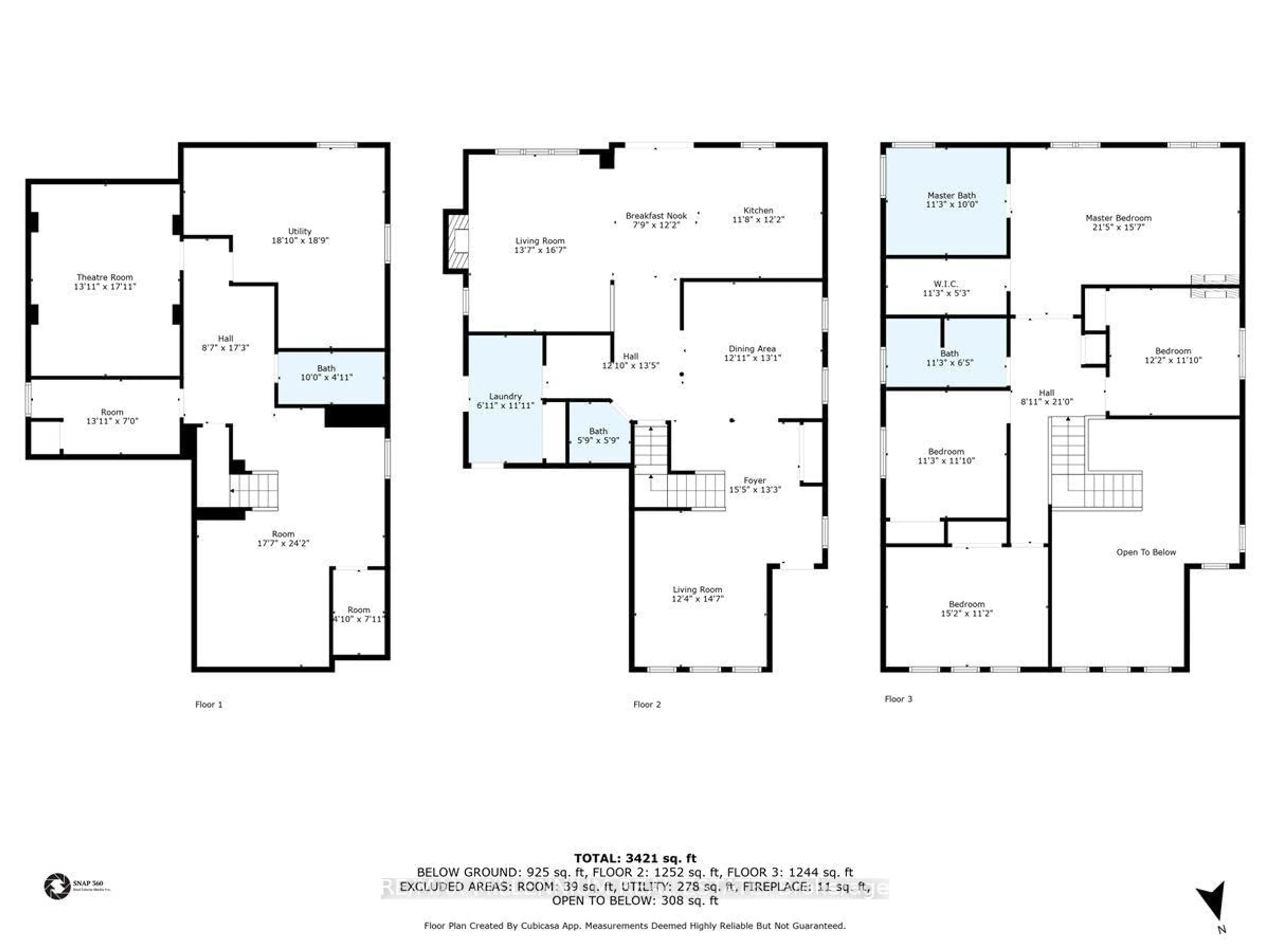 Floor plan for 3 Prince Williams Way, Barrie Ontario L4N 0Y9