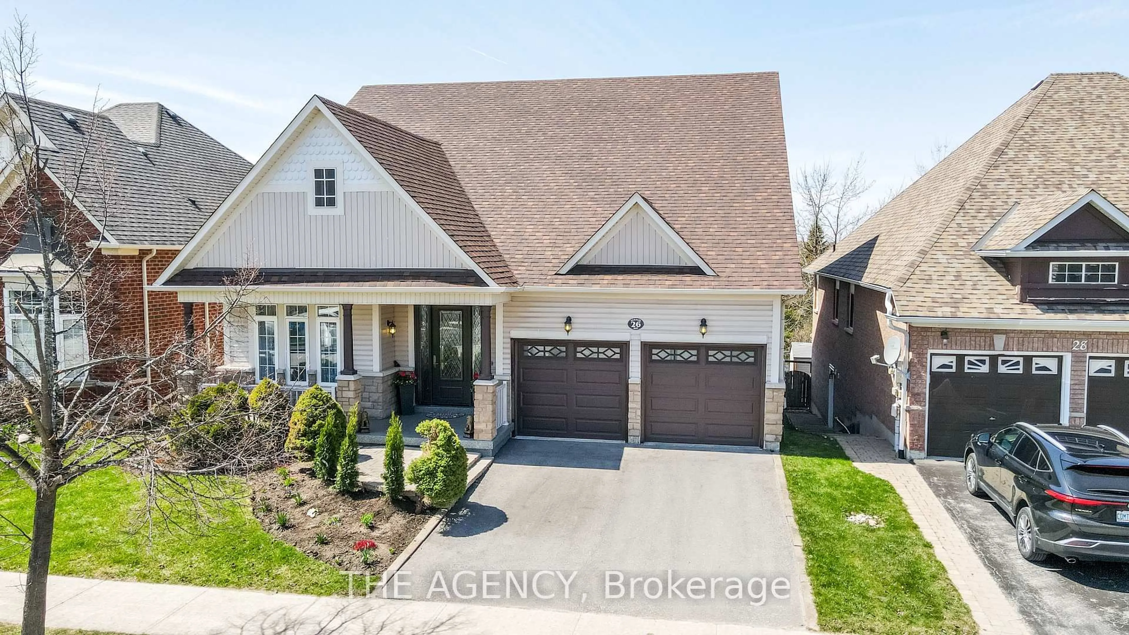 Home with brick exterior material, street for 26 Regalia Way, Barrie Ontario L4M 7H7