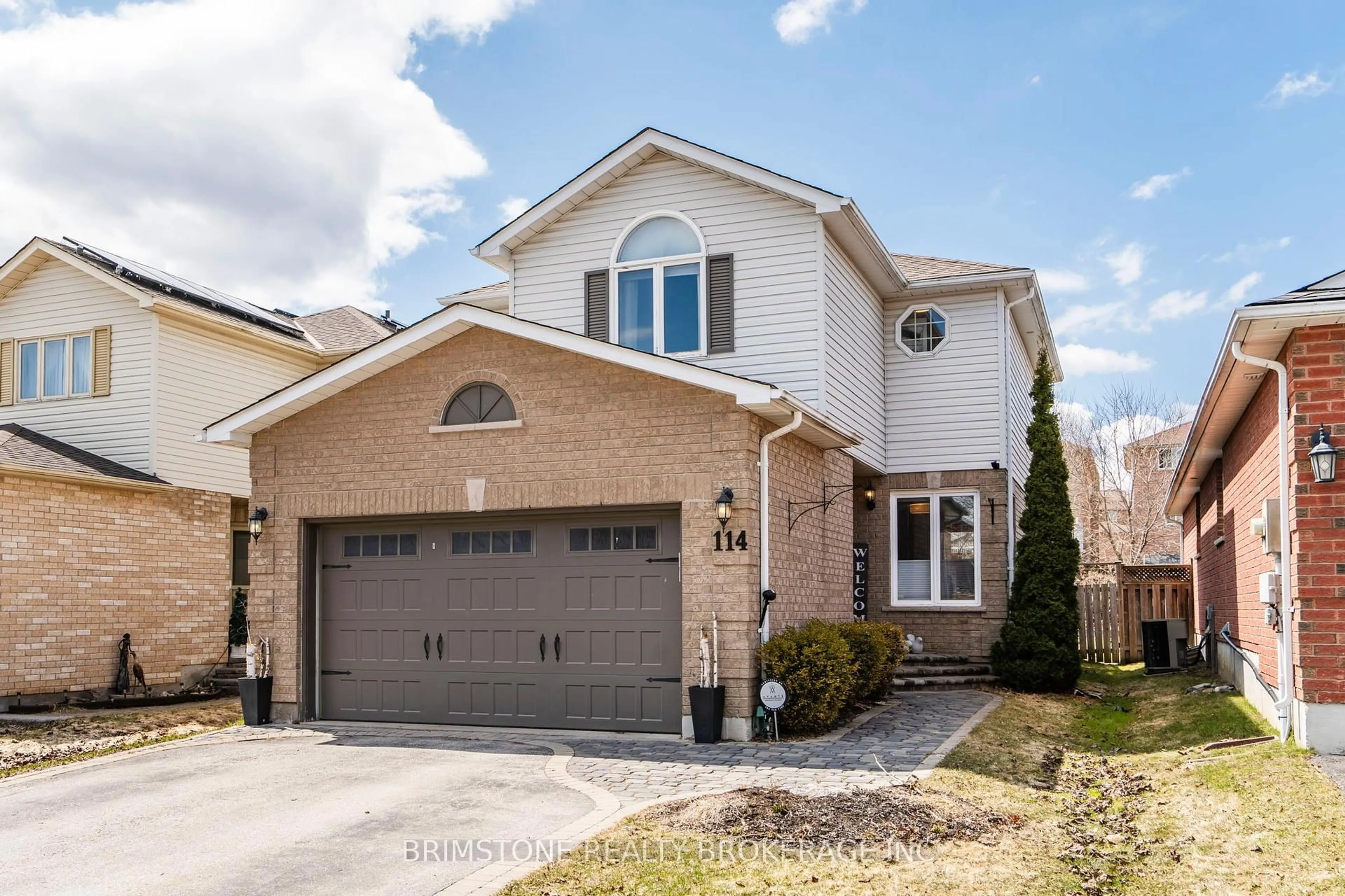 Home with brick exterior material, street for 114 Ward Dr, Barrie Ontario L4N 8A5