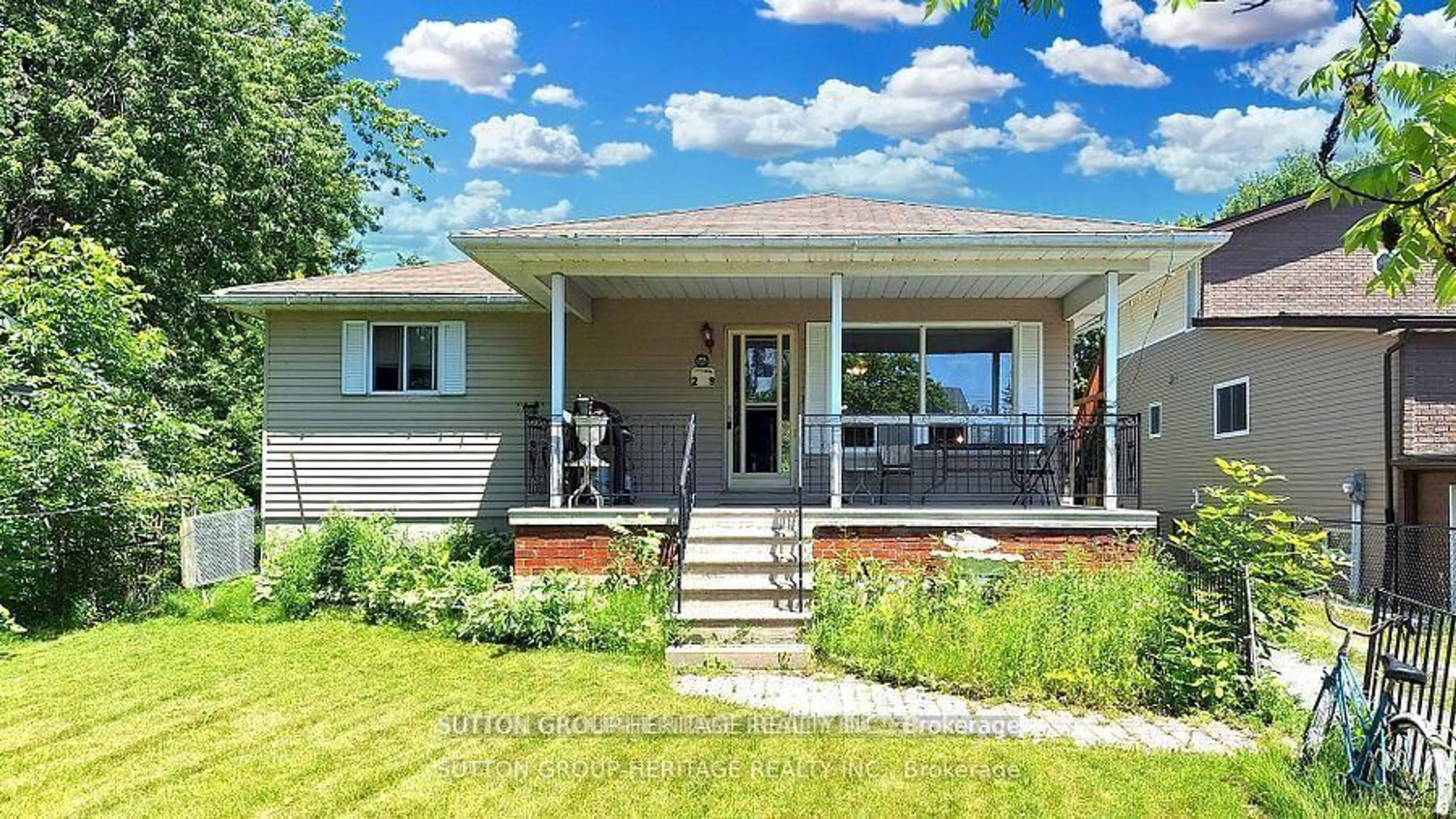 Home with vinyl exterior material, street for 29 Lake Ave, Ramara Ontario L0K 1B0