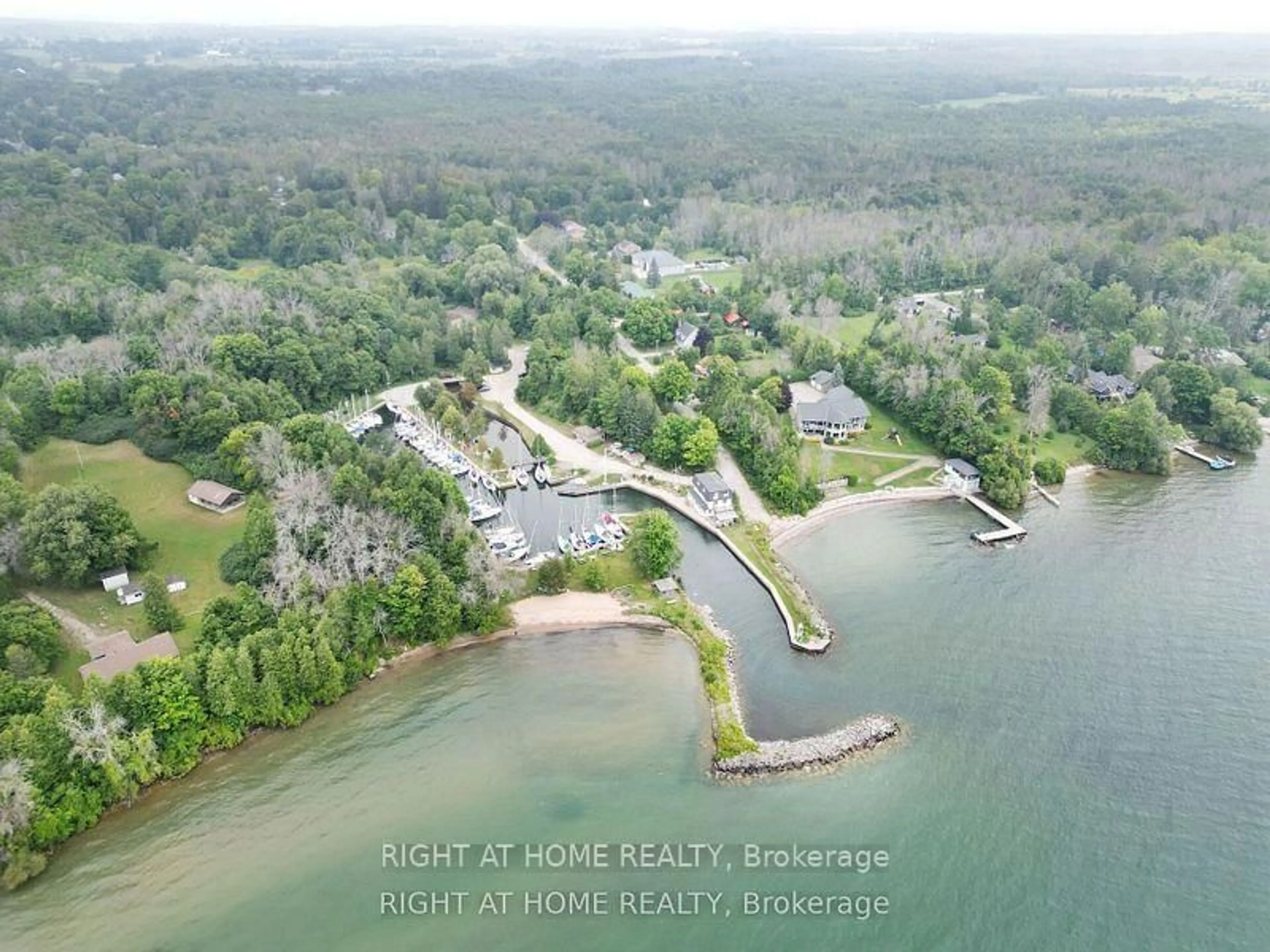 A pic from outside/outdoor area/front of a property/back of a property/a pic from drone, water/lake/river/ocean view for 11 Sokil Blvd, Oro-Medonte Ontario L0L 1T0