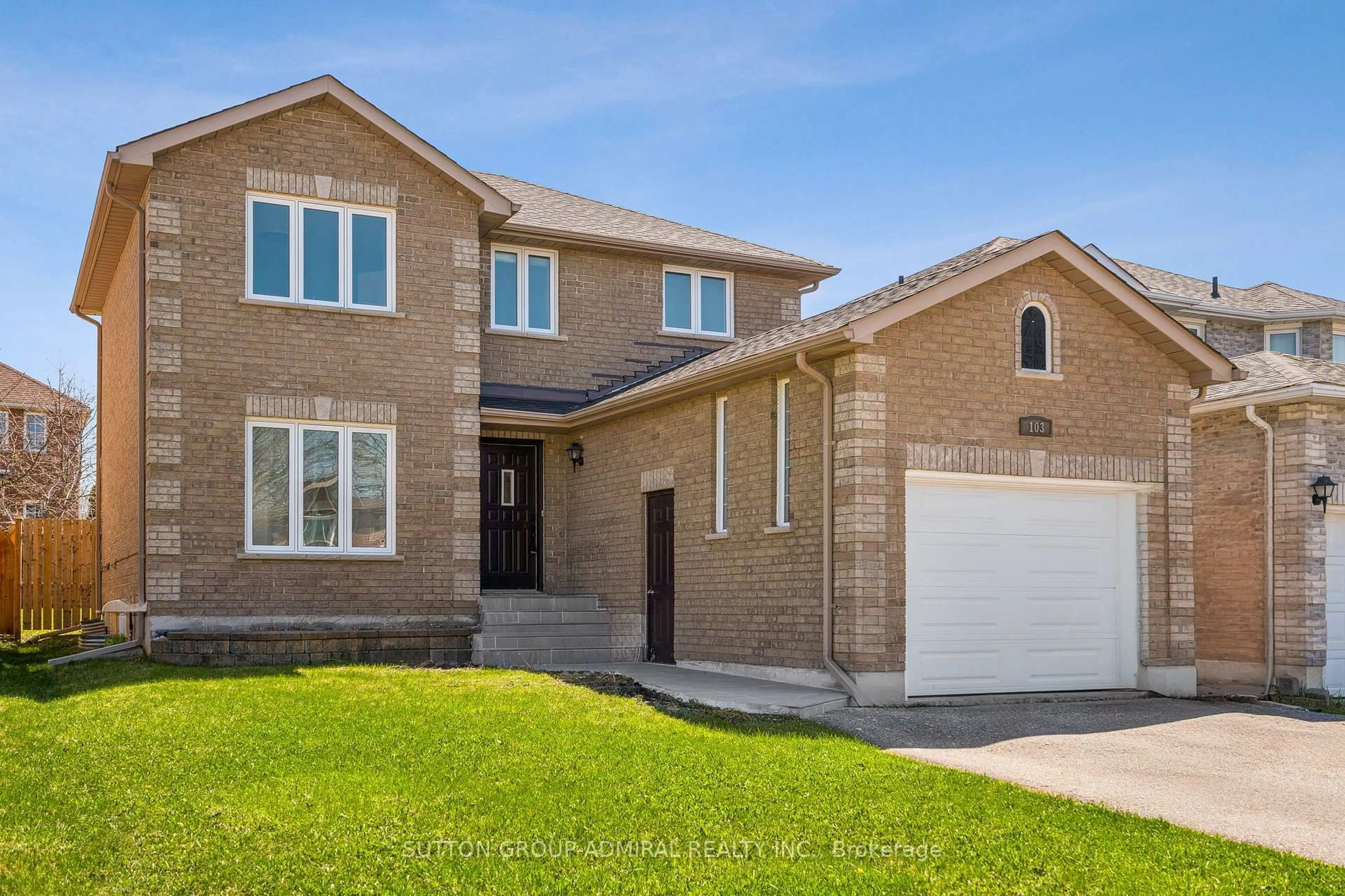 Home with brick exterior material, street for 103 COUNTRY Lane, Barrie Ontario L4N 0N3