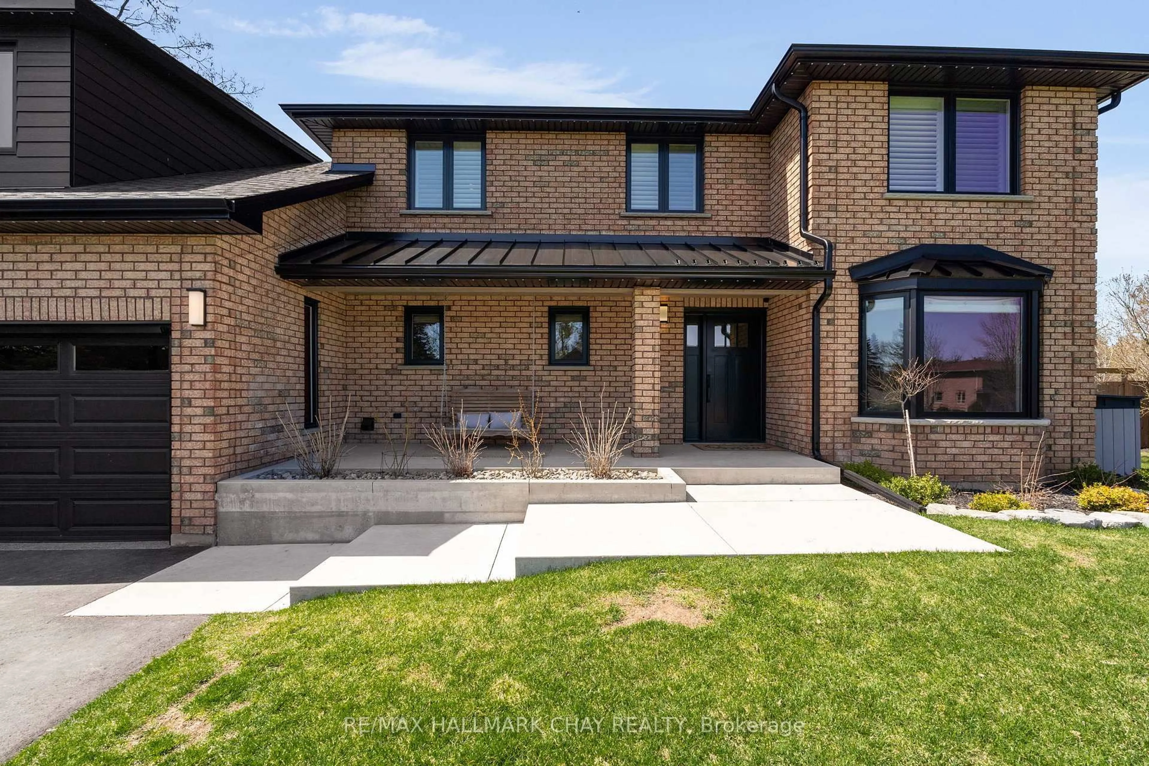 Home with brick exterior material, street for 5 Lilac Lane, Springwater Ontario L0L 1X1