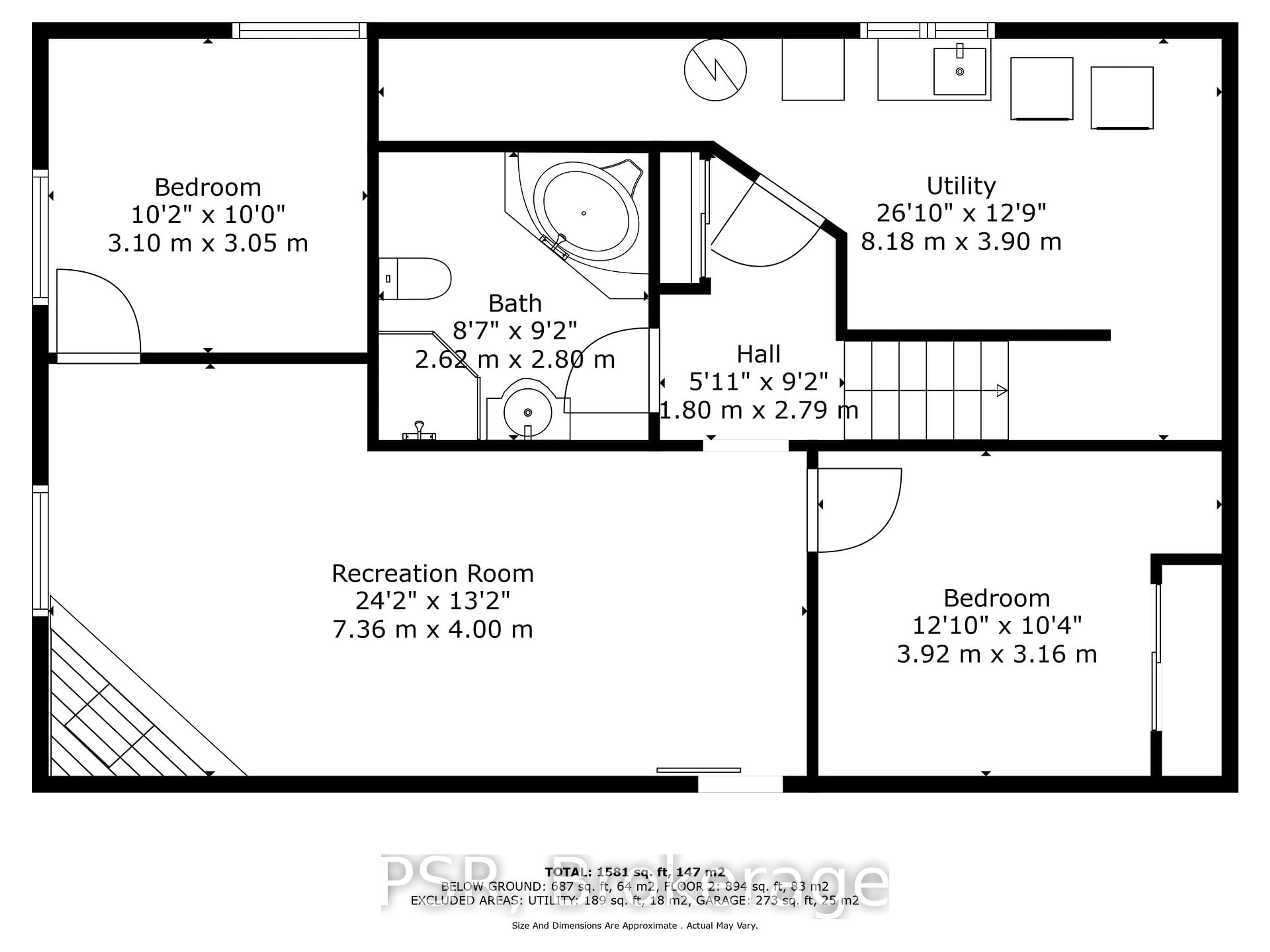 Floor plan for 4453 Orkney Beach Rd, Ramara Ontario L3V 6H7