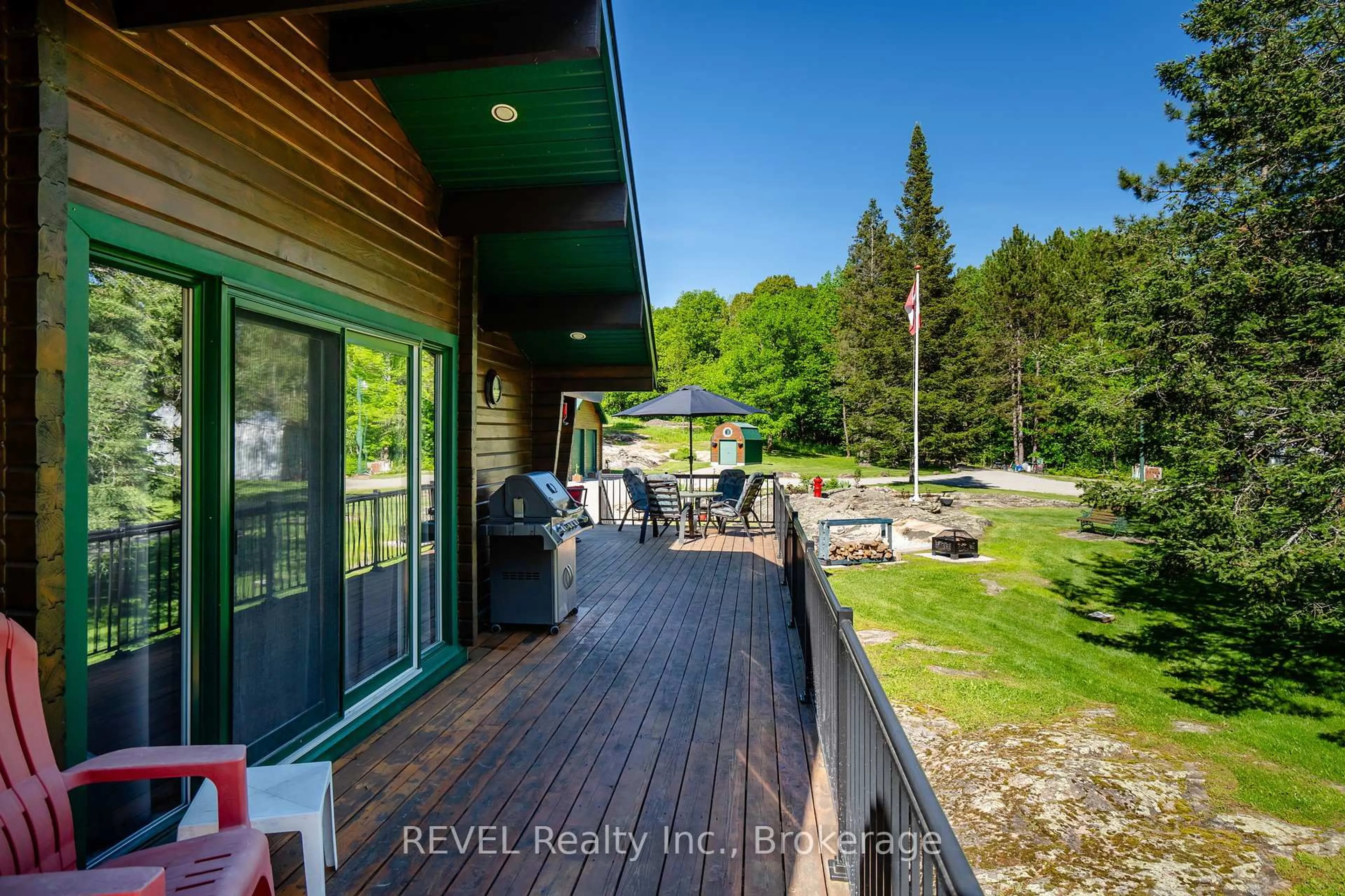 Patio, water/lake/river/ocean view for 2514 Janes Lane, Severn Ontario L0K 1E0