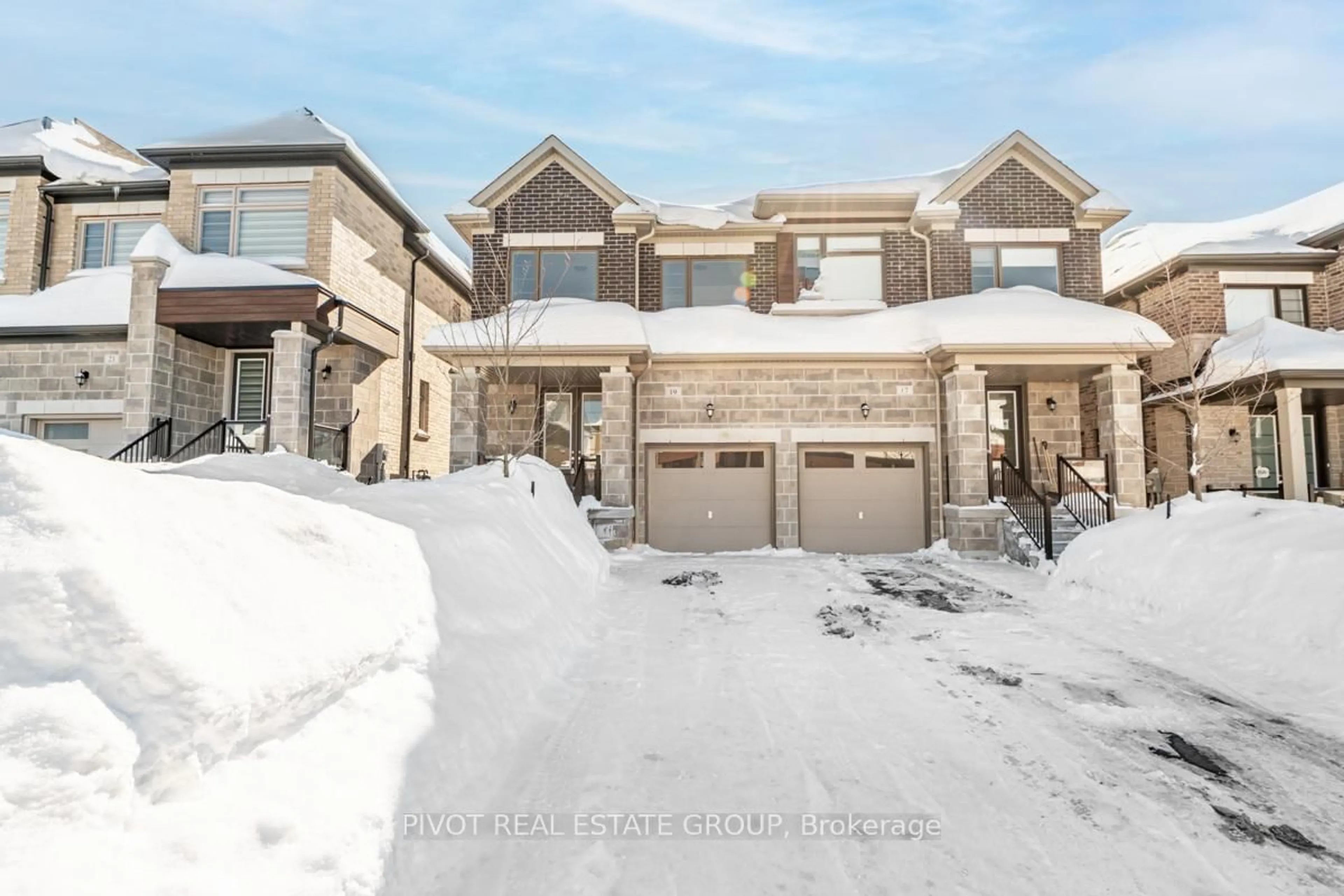 Home with brick exterior material, street for 19 Daffodil Rd, Springwater Ontario L9X 2E3