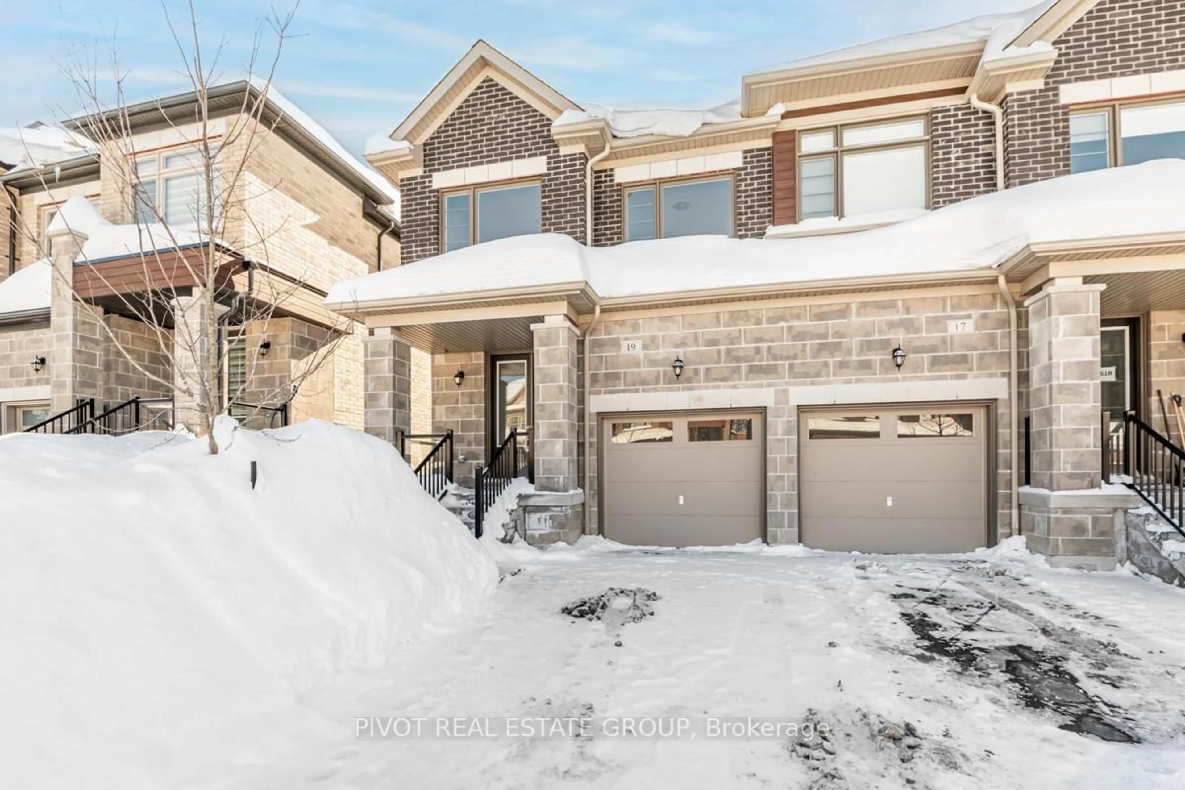 Home with brick exterior material, street for 19 Daffodil Rd, Springwater Ontario L9X 2E3