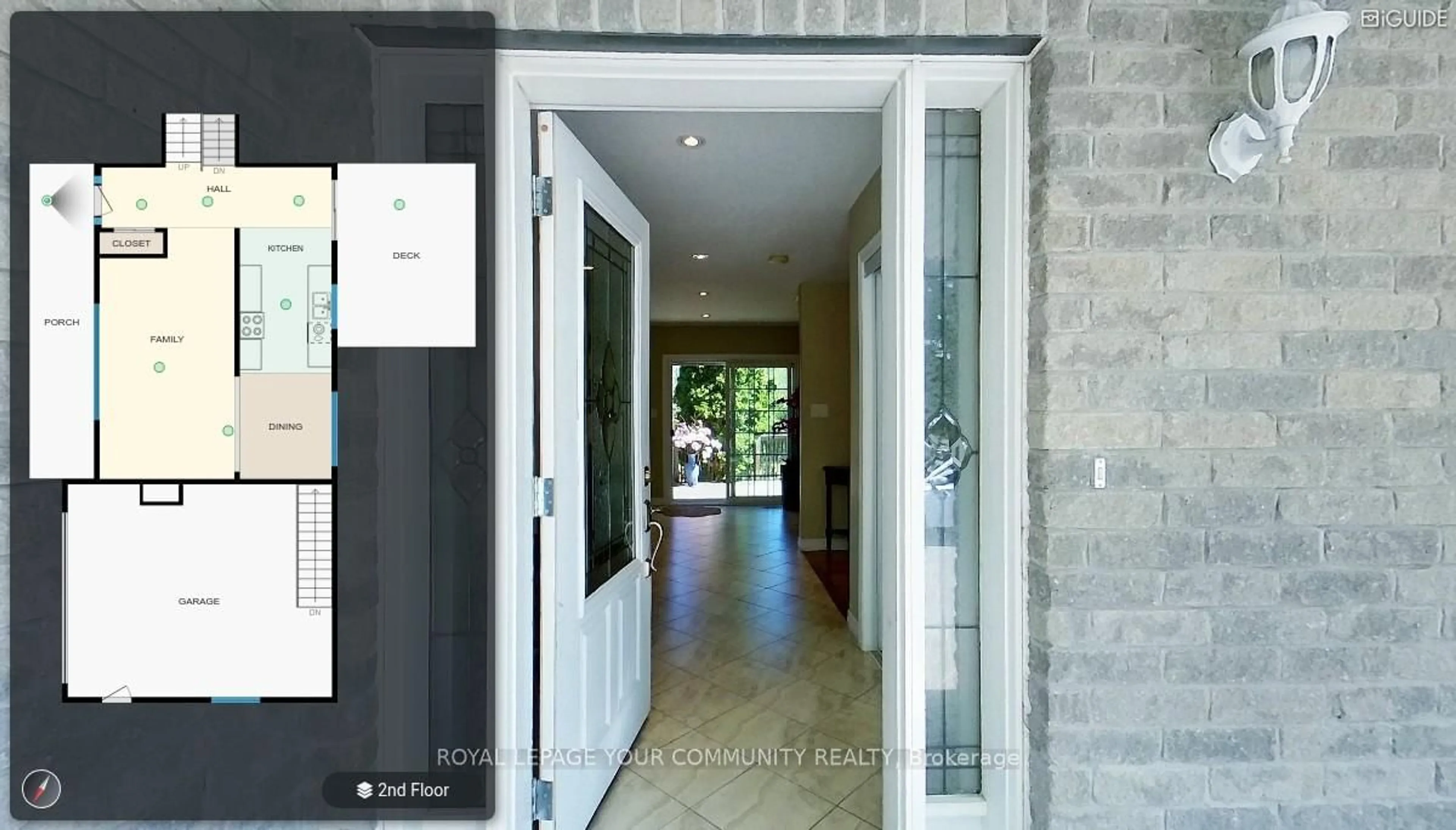 Indoor entryway for 2449 Old Second Rd, Springwater Ontario L0L 1V0