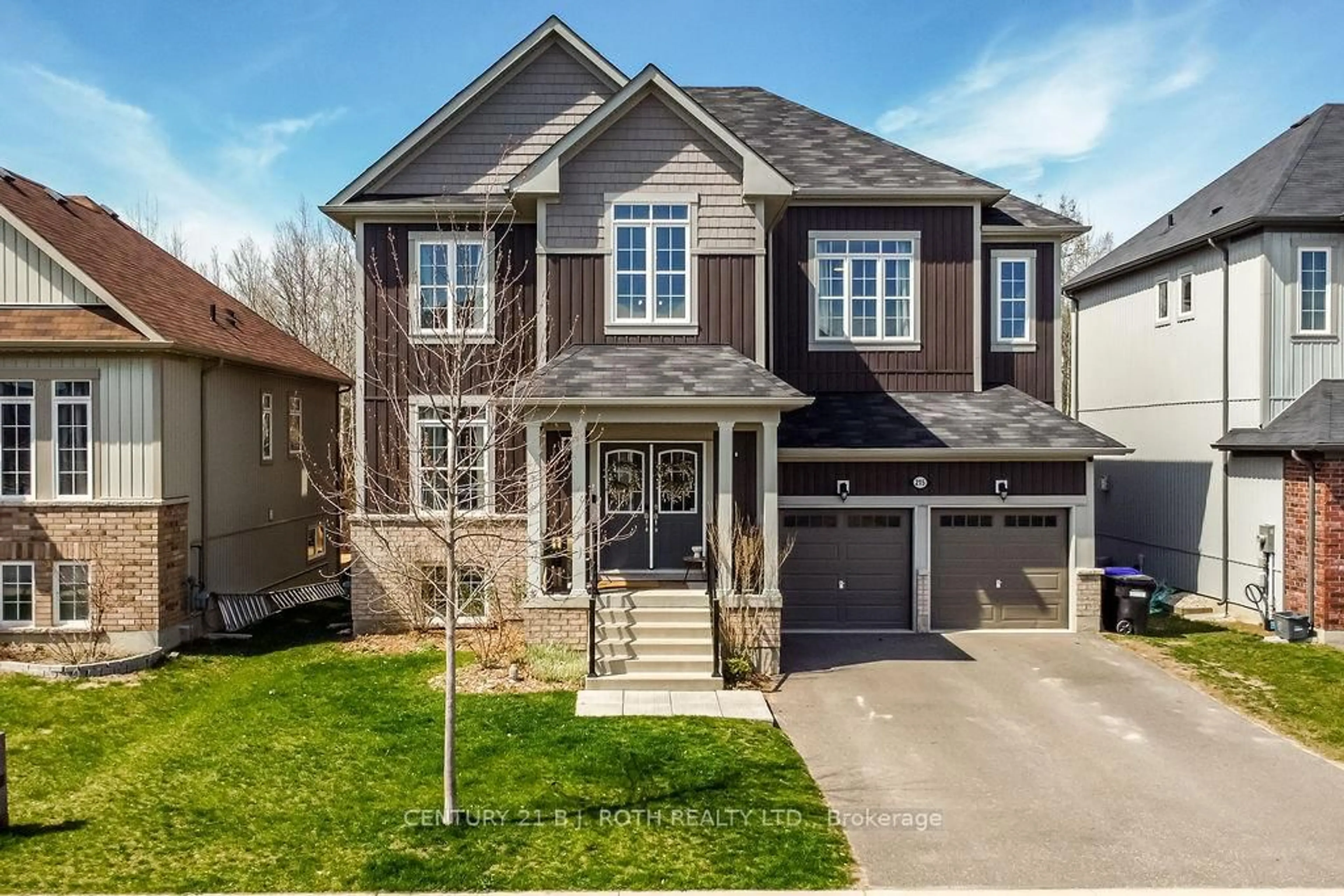 Home with brick exterior material, street for 215 Roy Dr, Clearview Ontario L0M 1S0