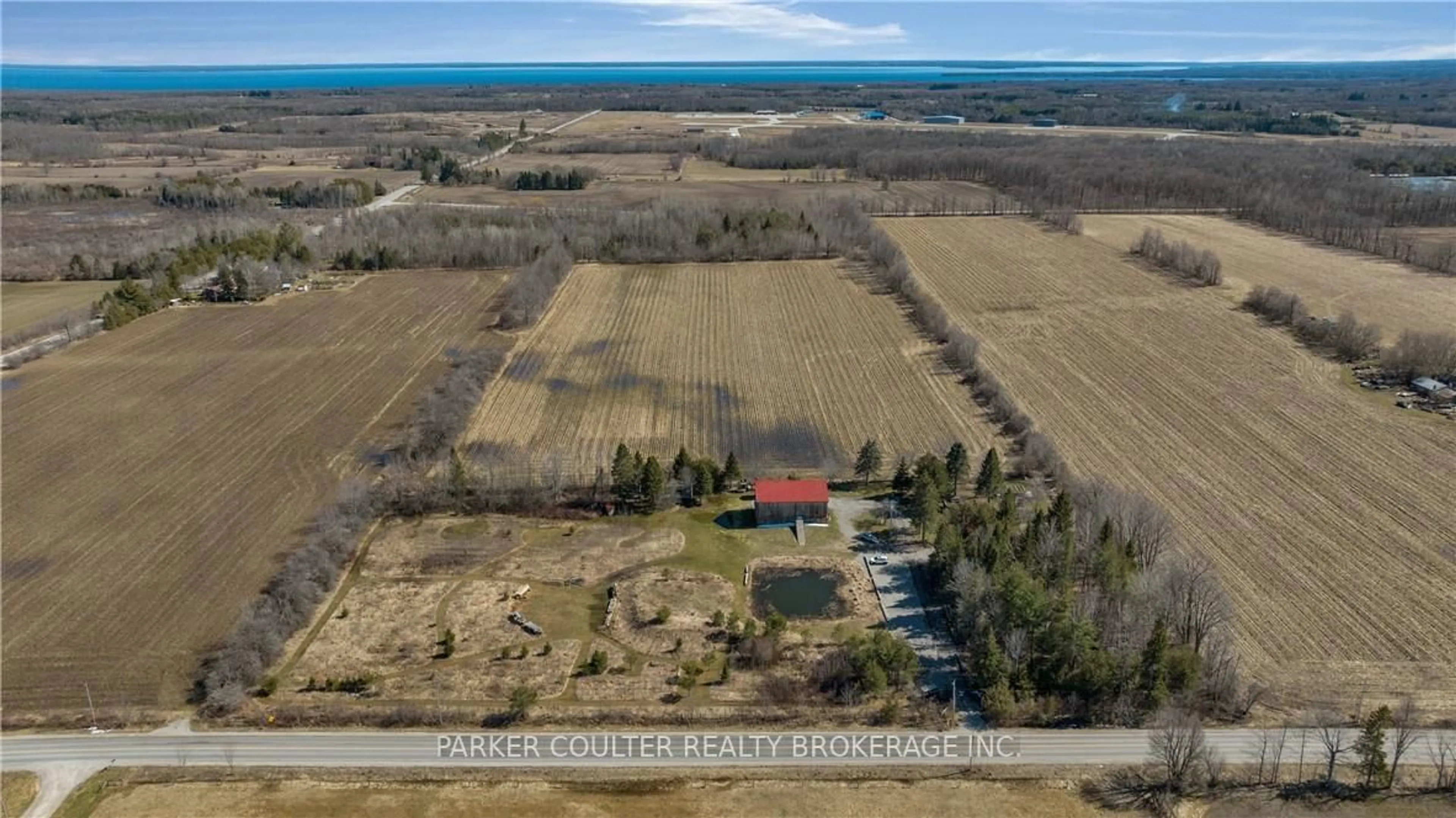 A pic from outside/outdoor area/front of a property/back of a property/a pic from drone, unknown for 73 15/16 Sdrd, Oro-Medonte Ontario L0L 2E0