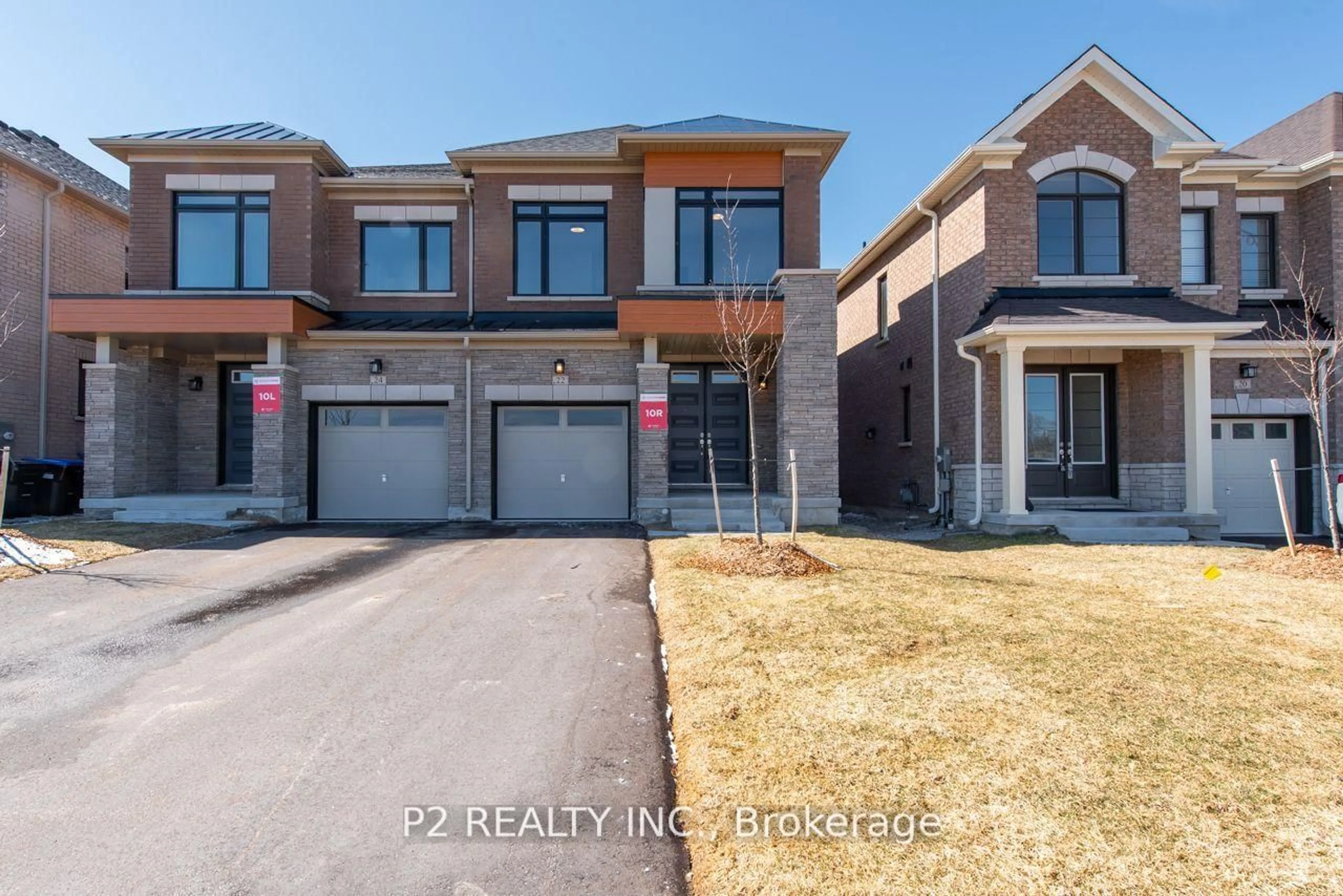 Home with brick exterior material, street for 22 Wild Ginger Lane, Springwater Ontario L9X 2E4