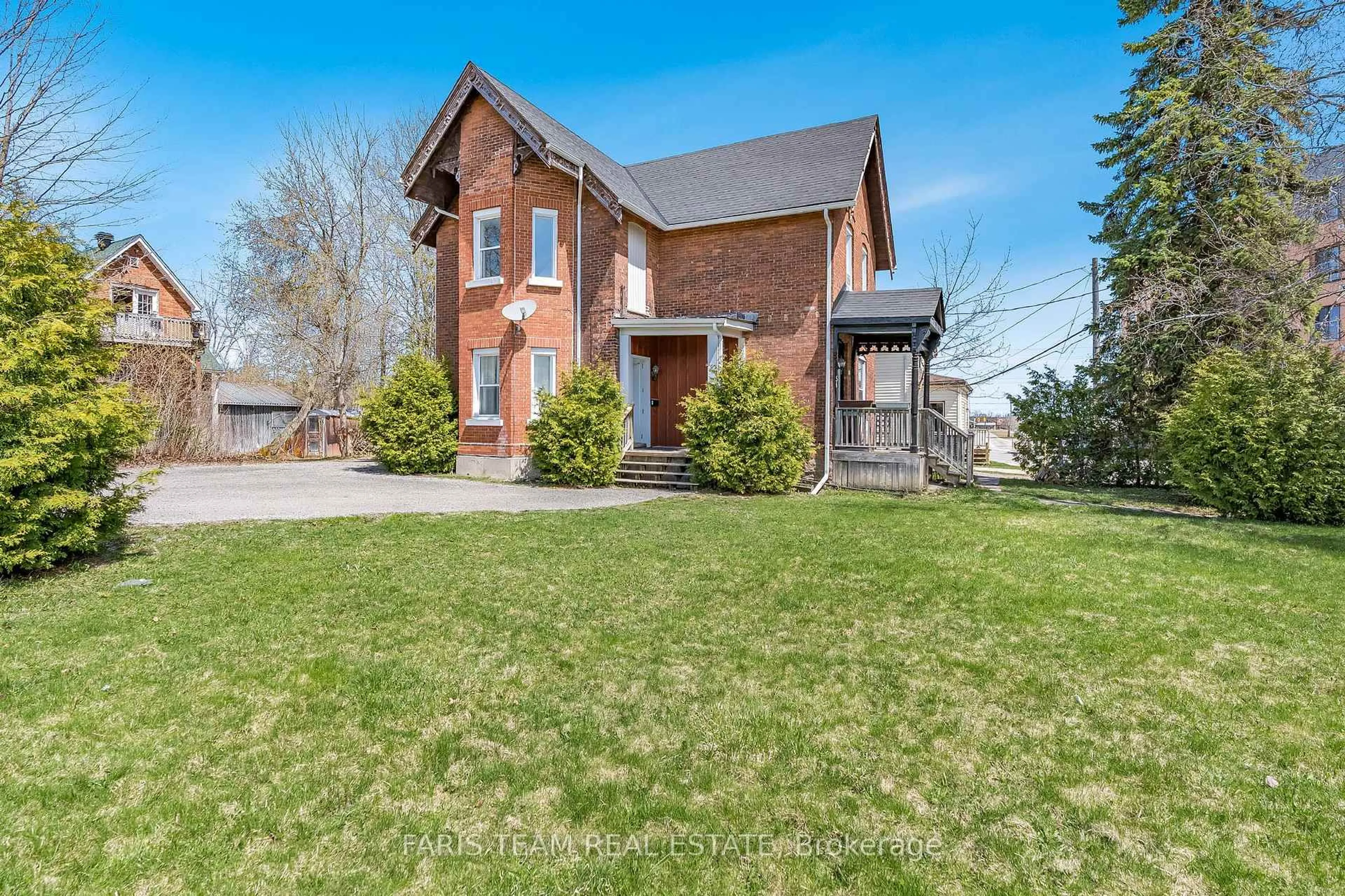 Home with brick exterior material, street for 56 Barrie Rd, Orillia Ontario L3V 2P7