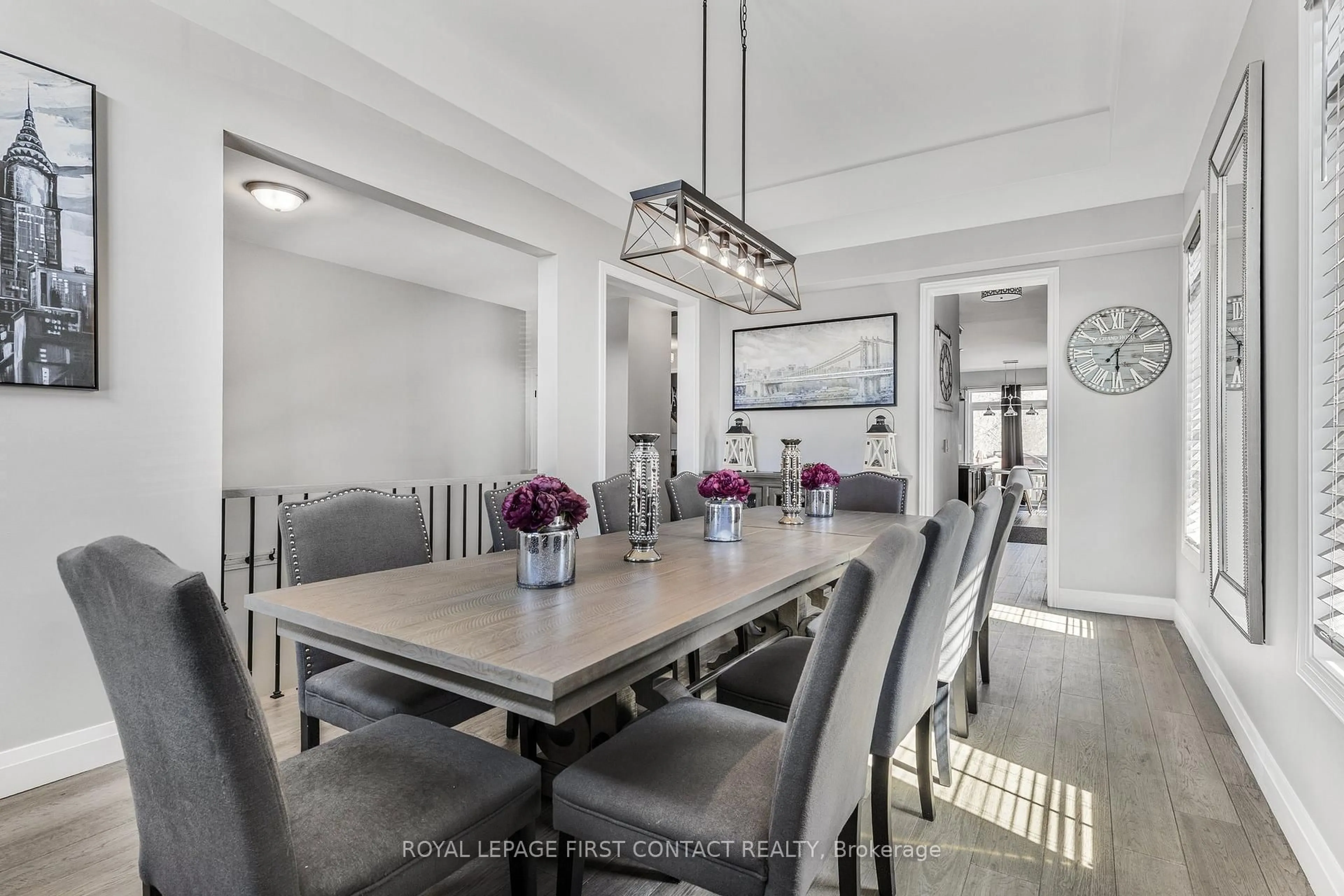 Dining room, ceramic/tile floor for 3075 Orion Blvd, Orillia Ontario L3V 6H2