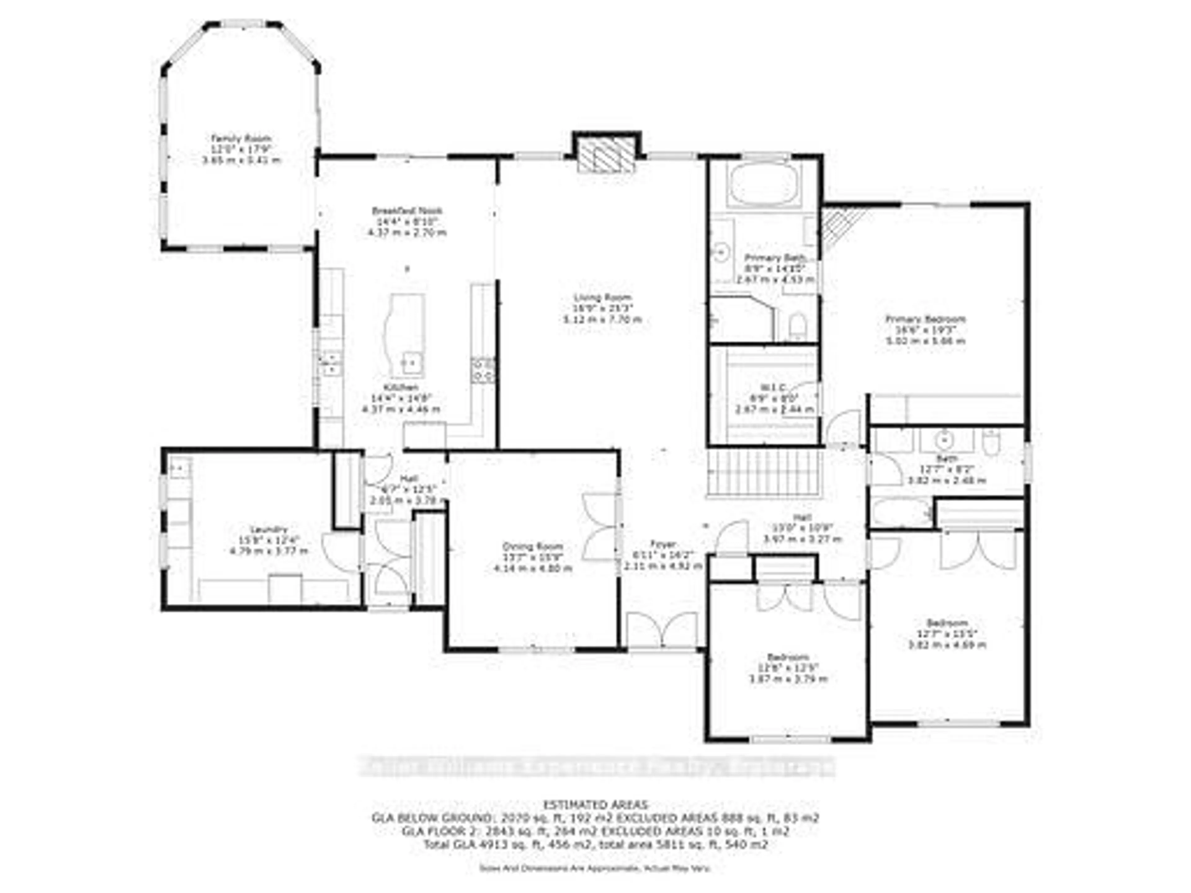 Floor plan for 4043 Jilem Crt, Severn Ontario L3V 0E8