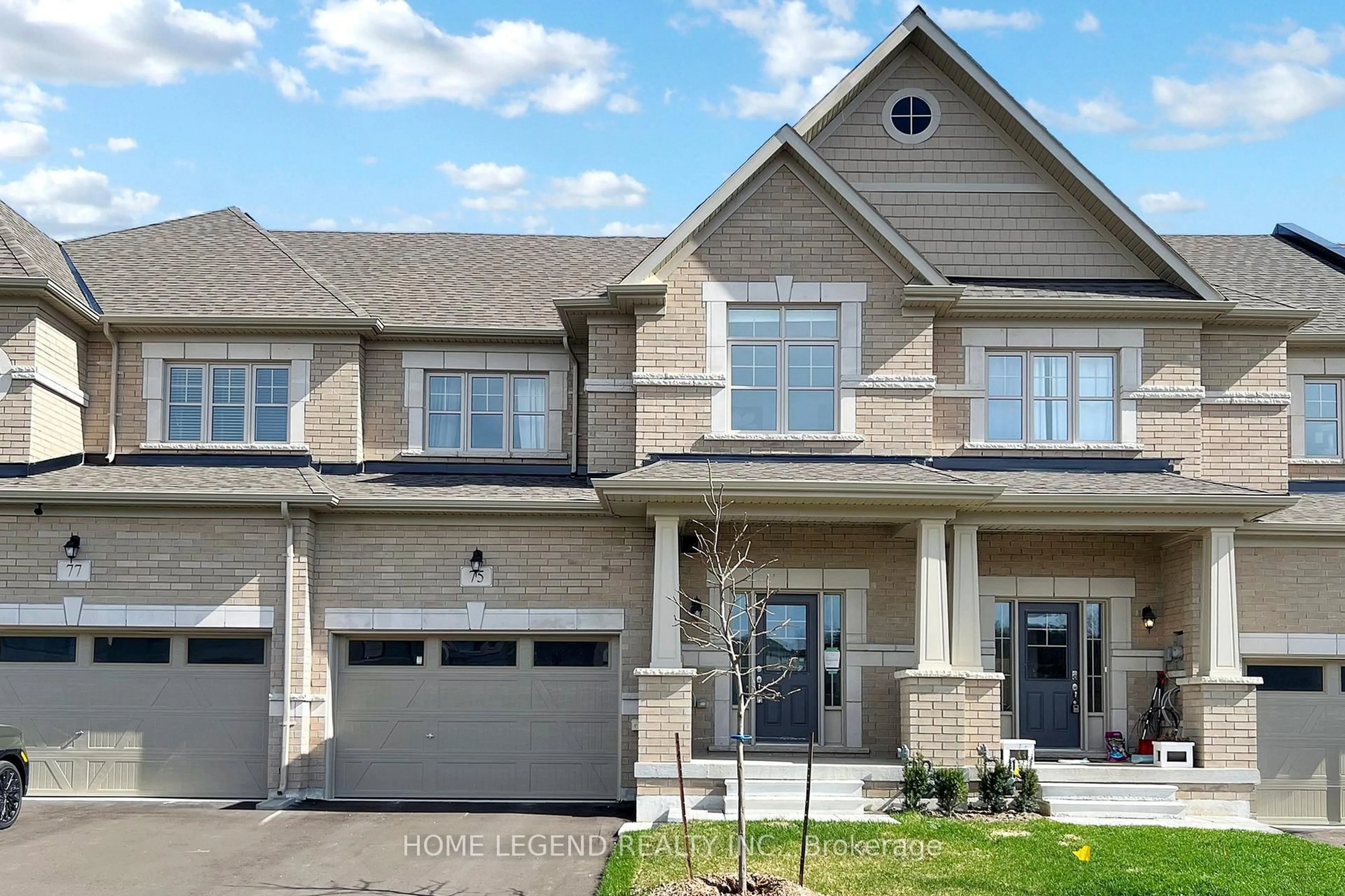 Home with brick exterior material, street for 75 Federica Cres, Wasaga Beach Ontario L9Z 0N5