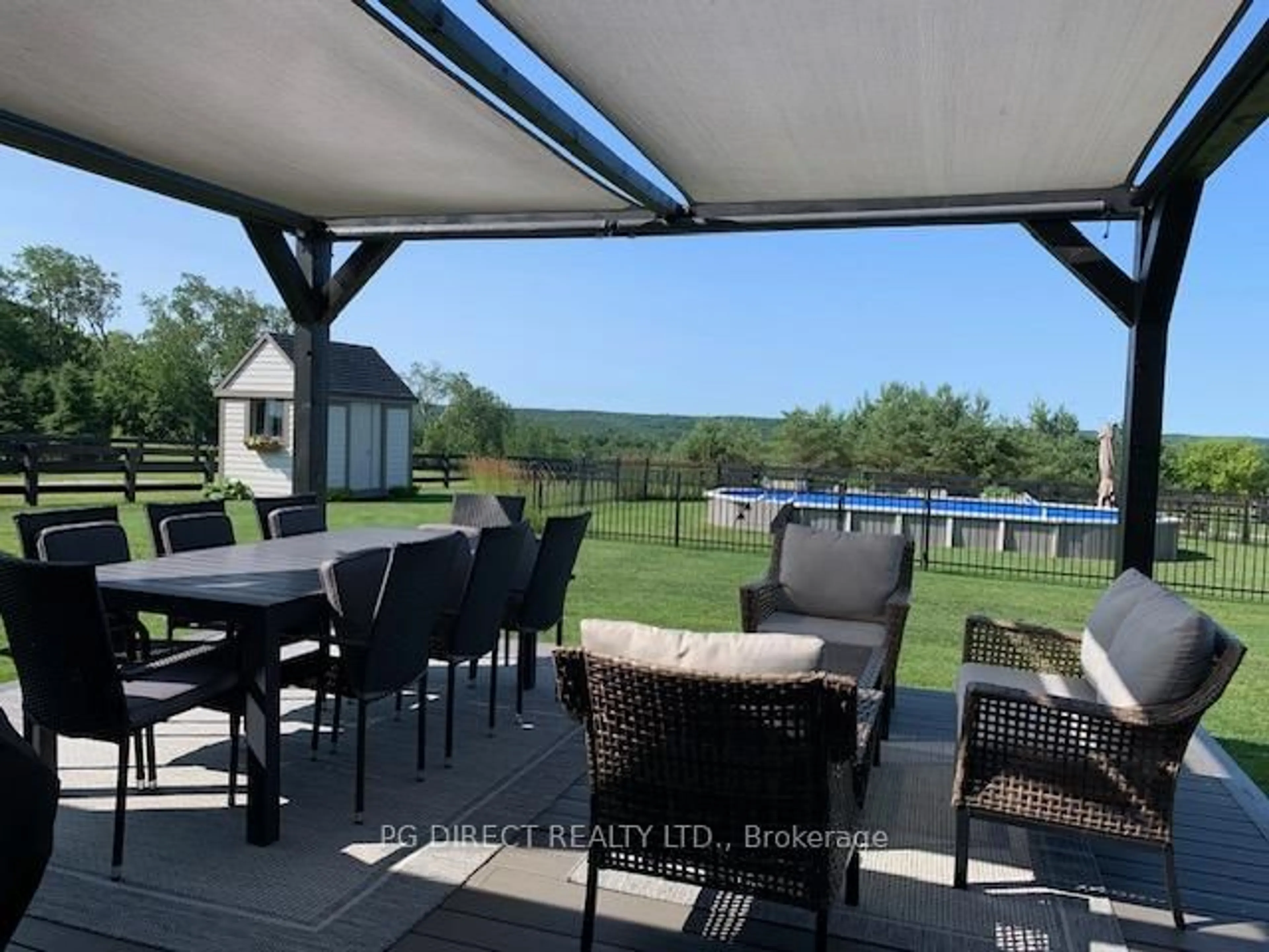 Patio, water/lake/river/ocean view for 12 Morgan Dr, Oro-Medonte Ontario L0K 1E0