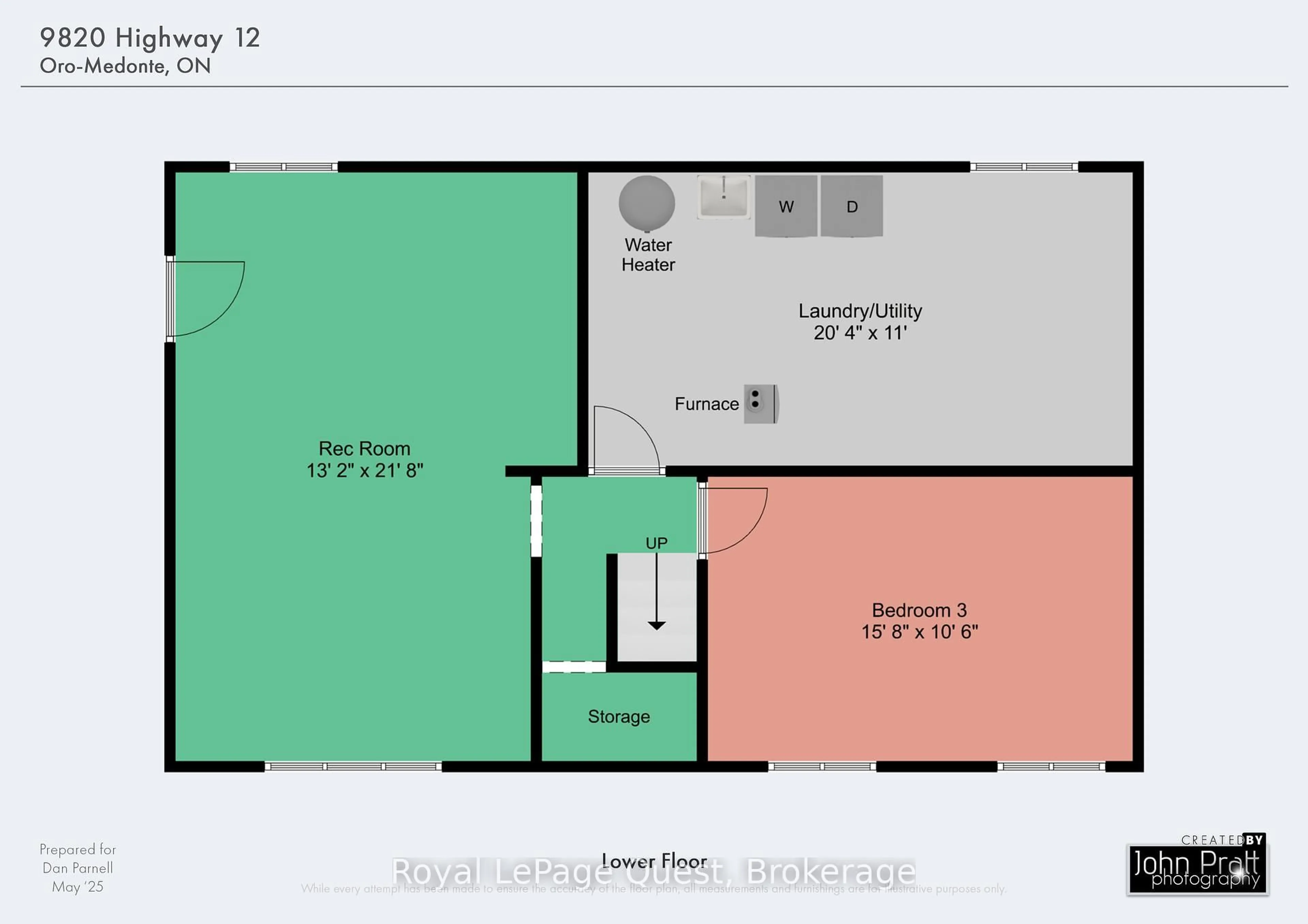 Floor plan for 9820 Highway 12 Highway, Oro-Medonte Ontario L0K 2G0