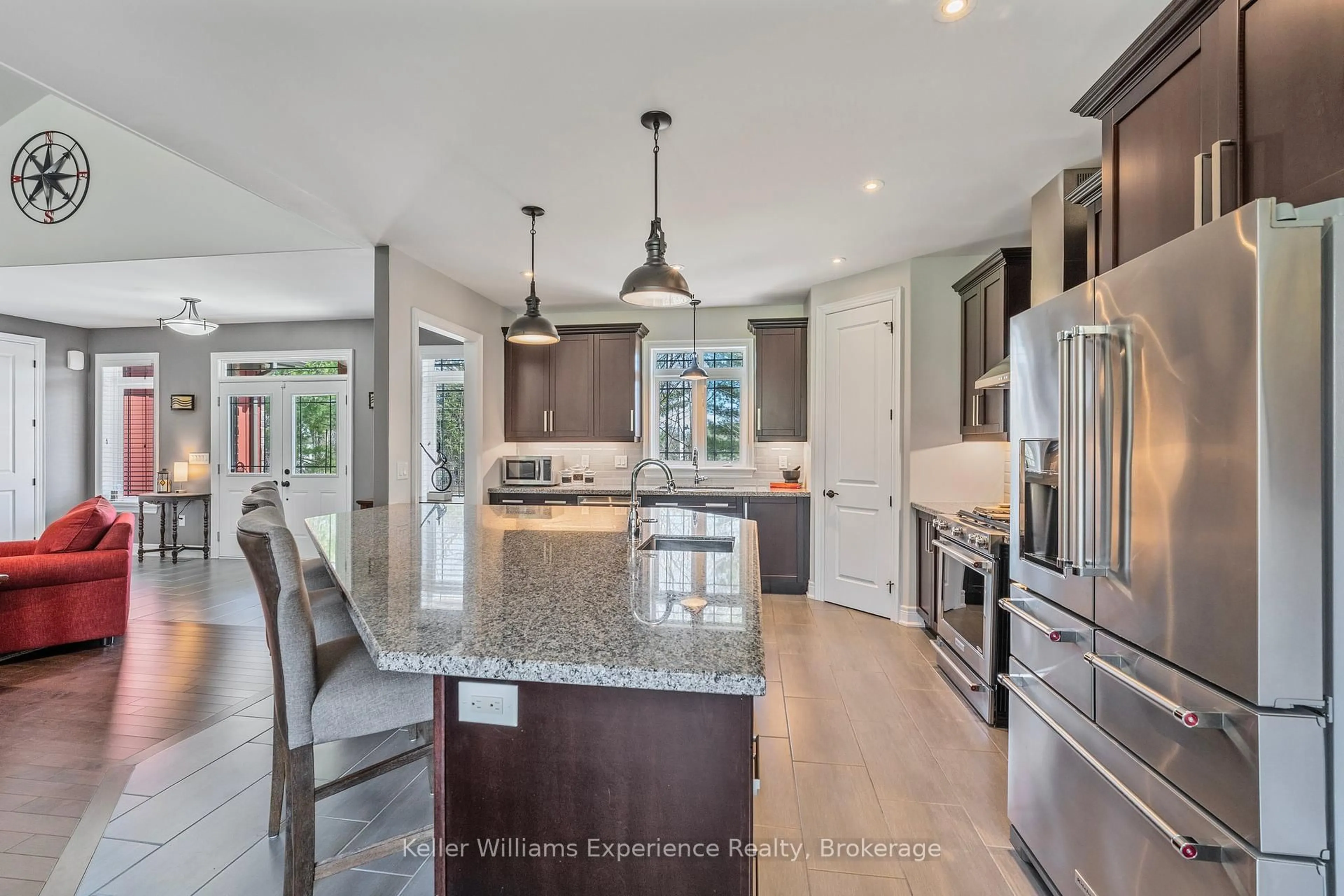 Open concept kitchen, unknown for 2176 Elana Dr, Severn Ontario L3V 0C2