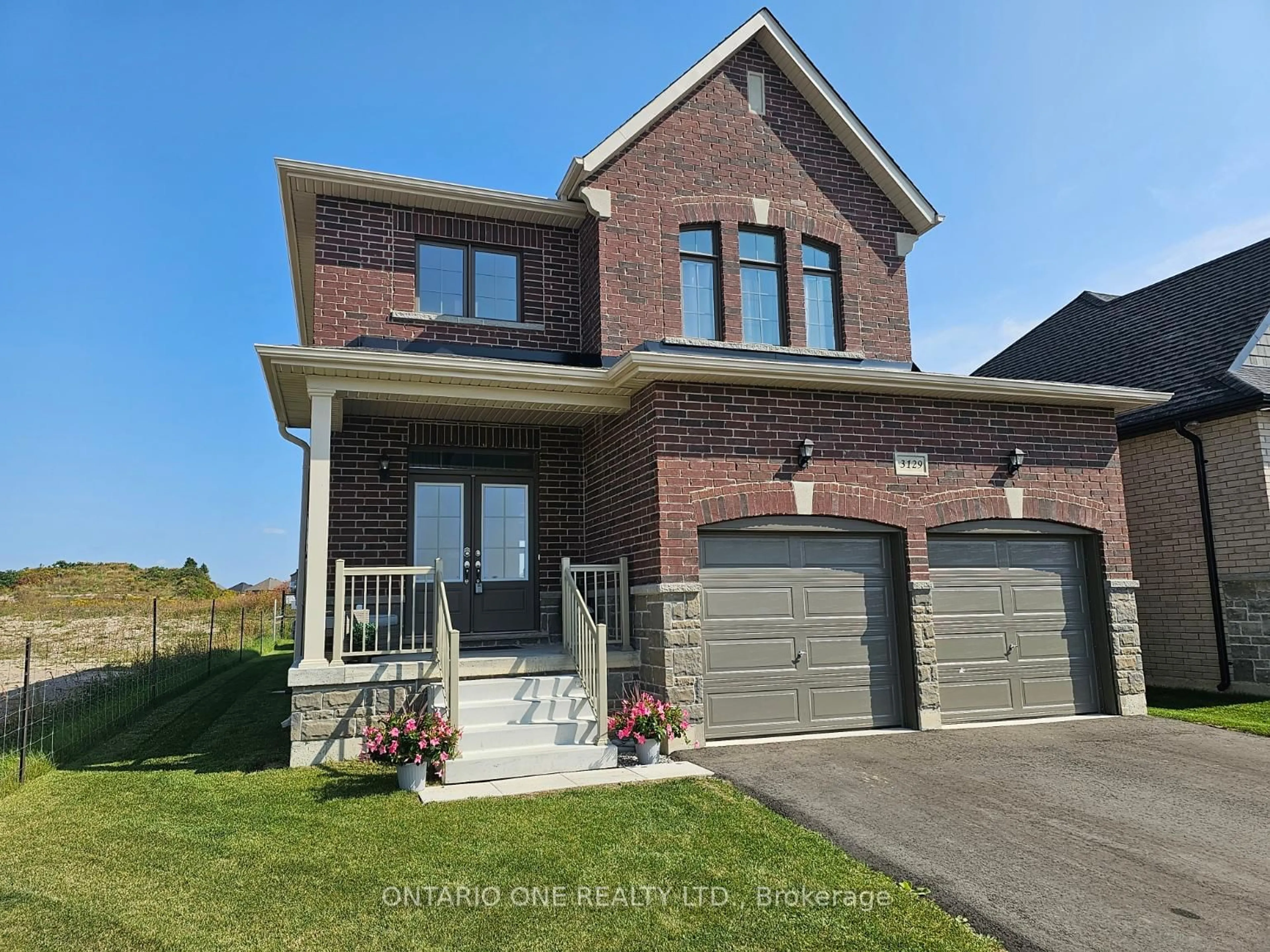 Home with brick exterior material, street for 3129 Orion Blvd, Orillia Ontario L3V 8L8