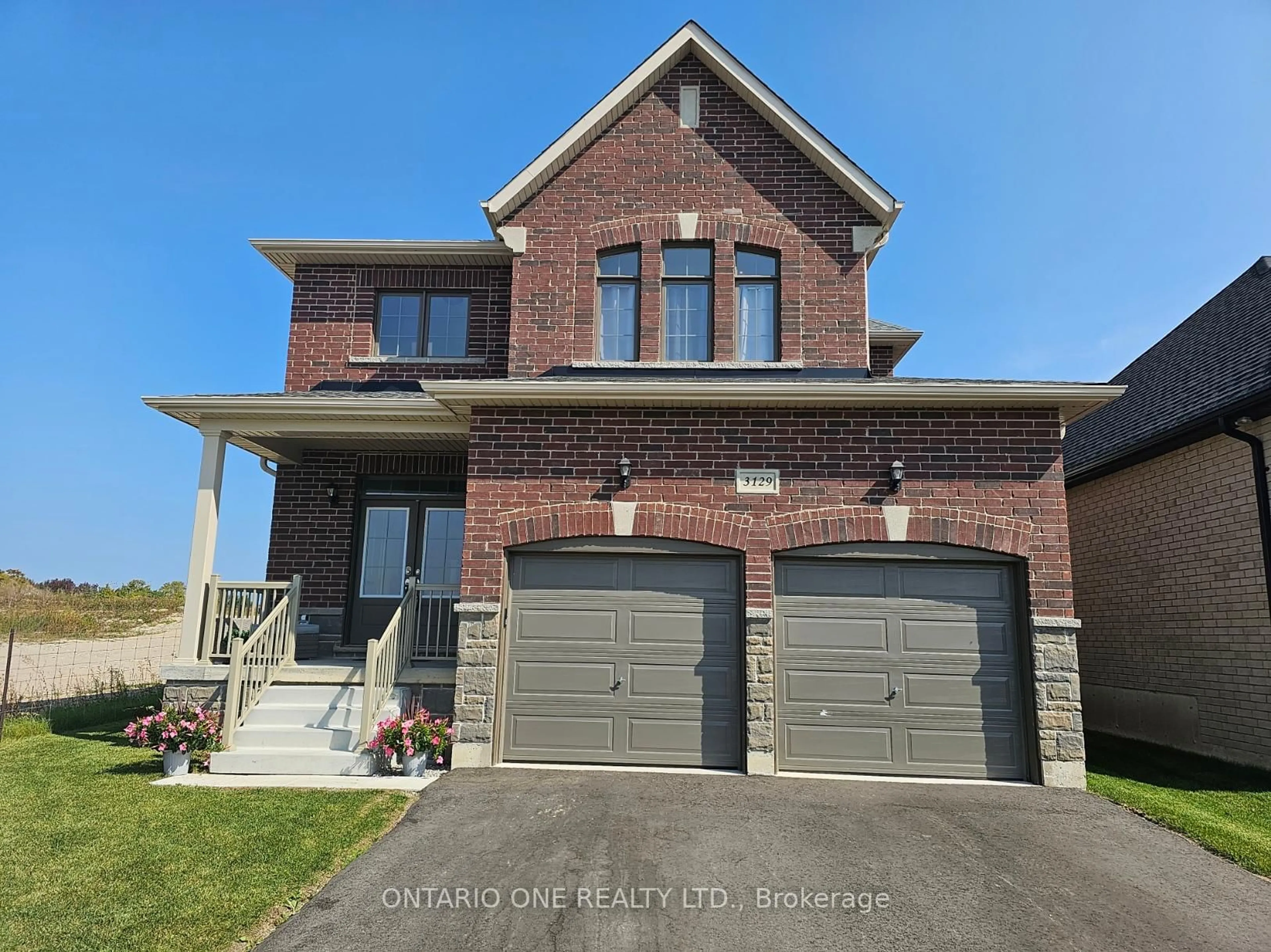 Home with brick exterior material, street for 3129 Orion Blvd, Orillia Ontario L3V 8L8