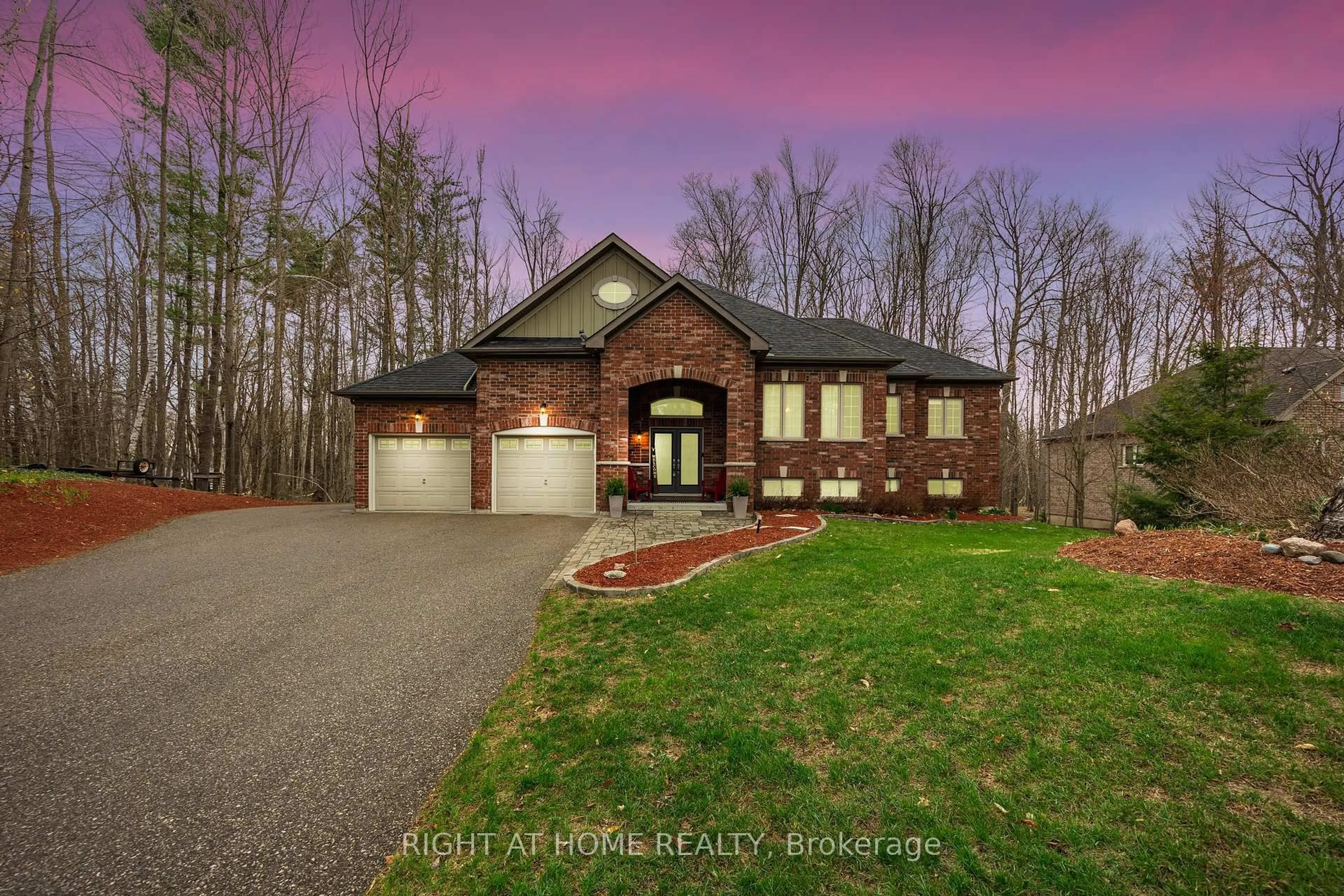 Home with brick exterior material, street for 20 Diamond Valley Dr, Oro-Medonte Ontario L0L 2E0