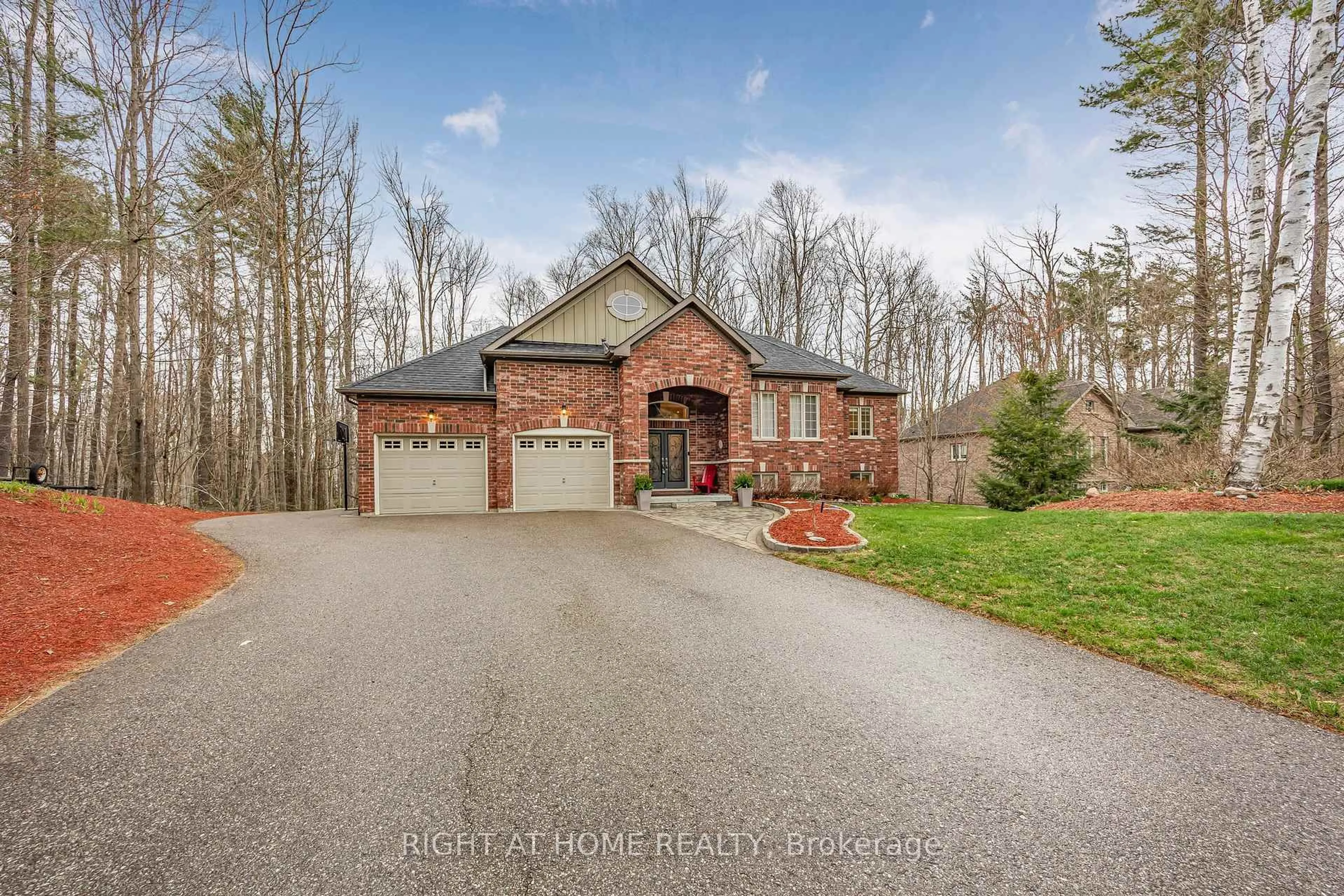 Home with brick exterior material, street for 20 Diamond Valley Dr, Oro-Medonte Ontario L0L 2E0