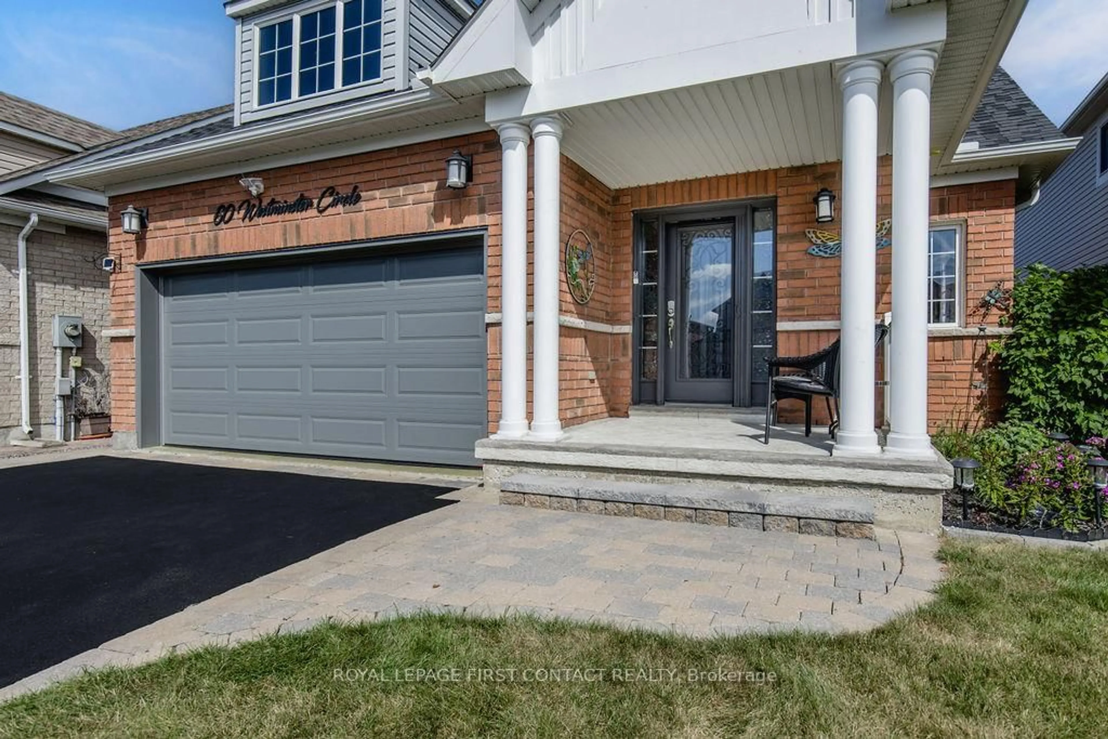 Home with brick exterior material, street for 60 Westminster Circ, Barrie Ontario L4M 0A5