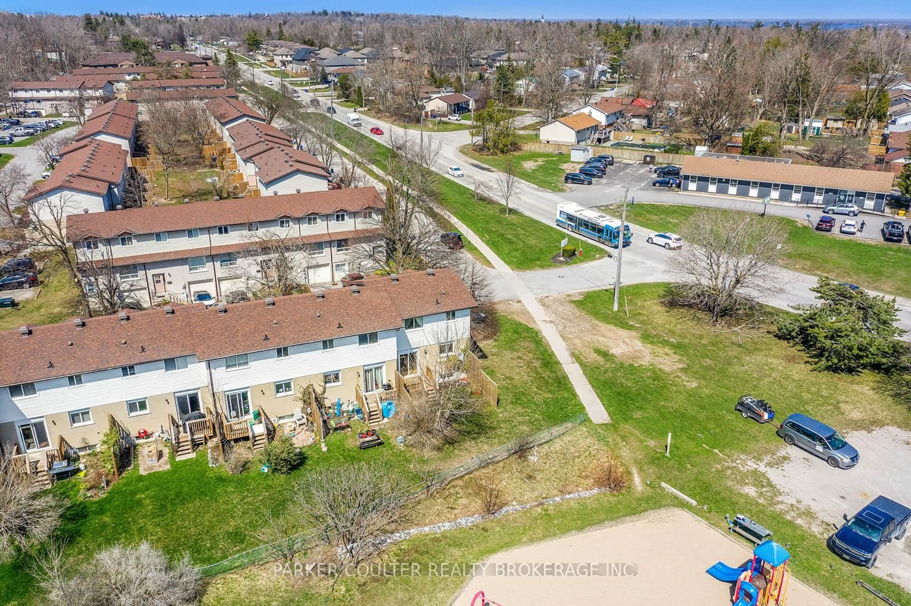 A pic from outside/outdoor area/front of a property/back of a property/a pic from drone, street for 1095 Mississaga St #30, Orillia Ontario L3V 6W7