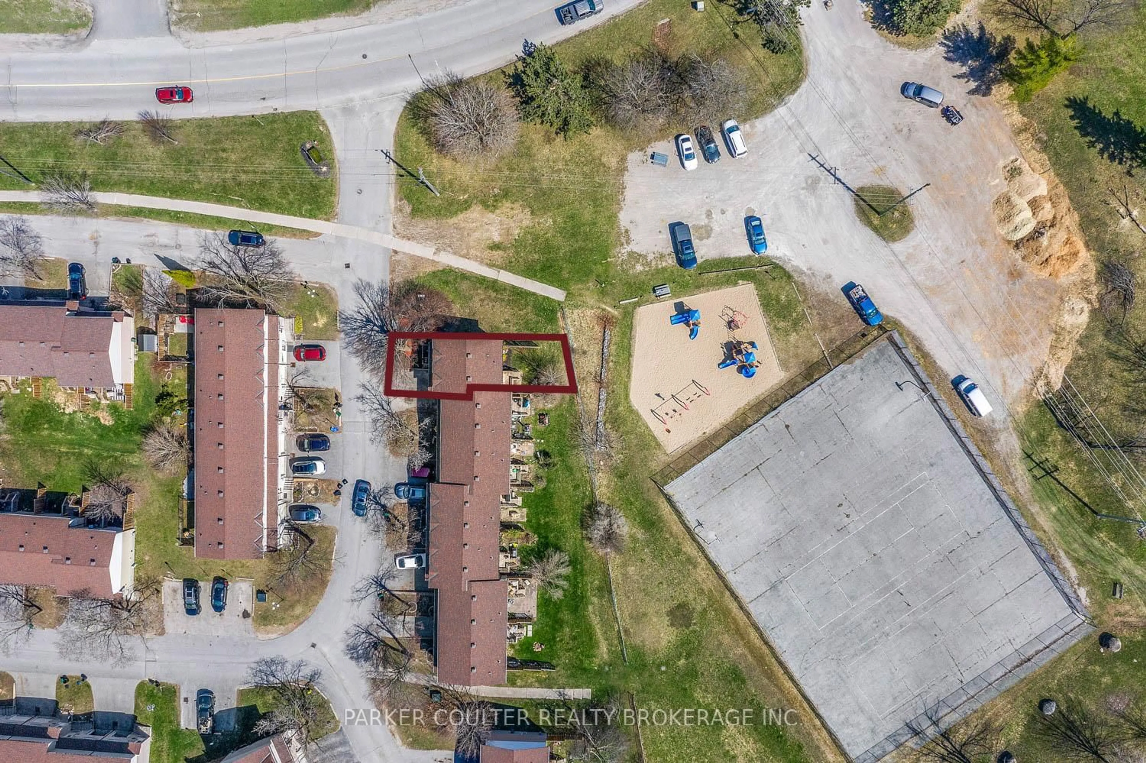 A pic from outside/outdoor area/front of a property/back of a property/a pic from drone, street for 1095 Mississaga St #30, Orillia Ontario L3V 6W7