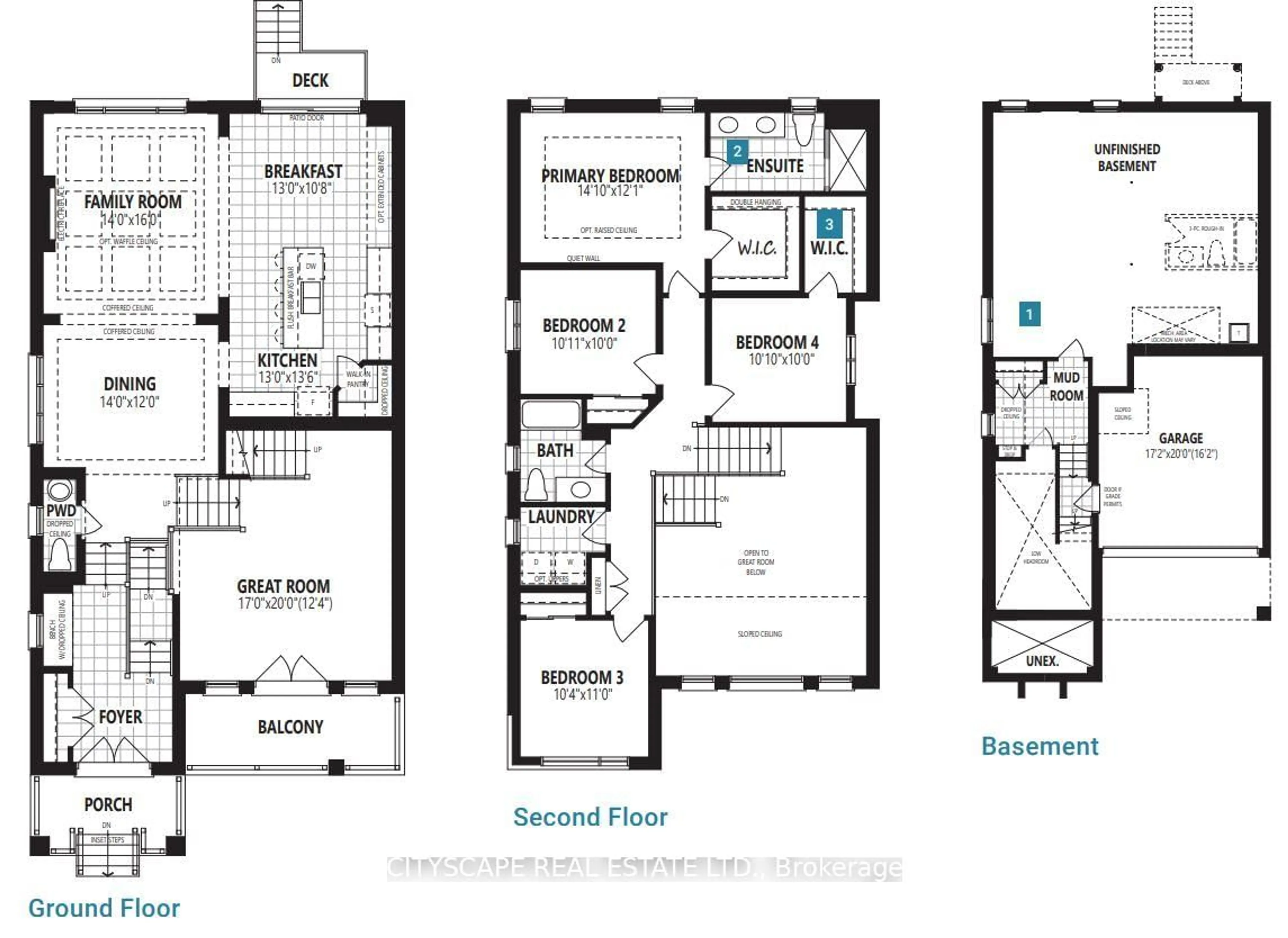 Floor plan for 38 Suzuki St, Barrie Ontario L9J 0Y8
