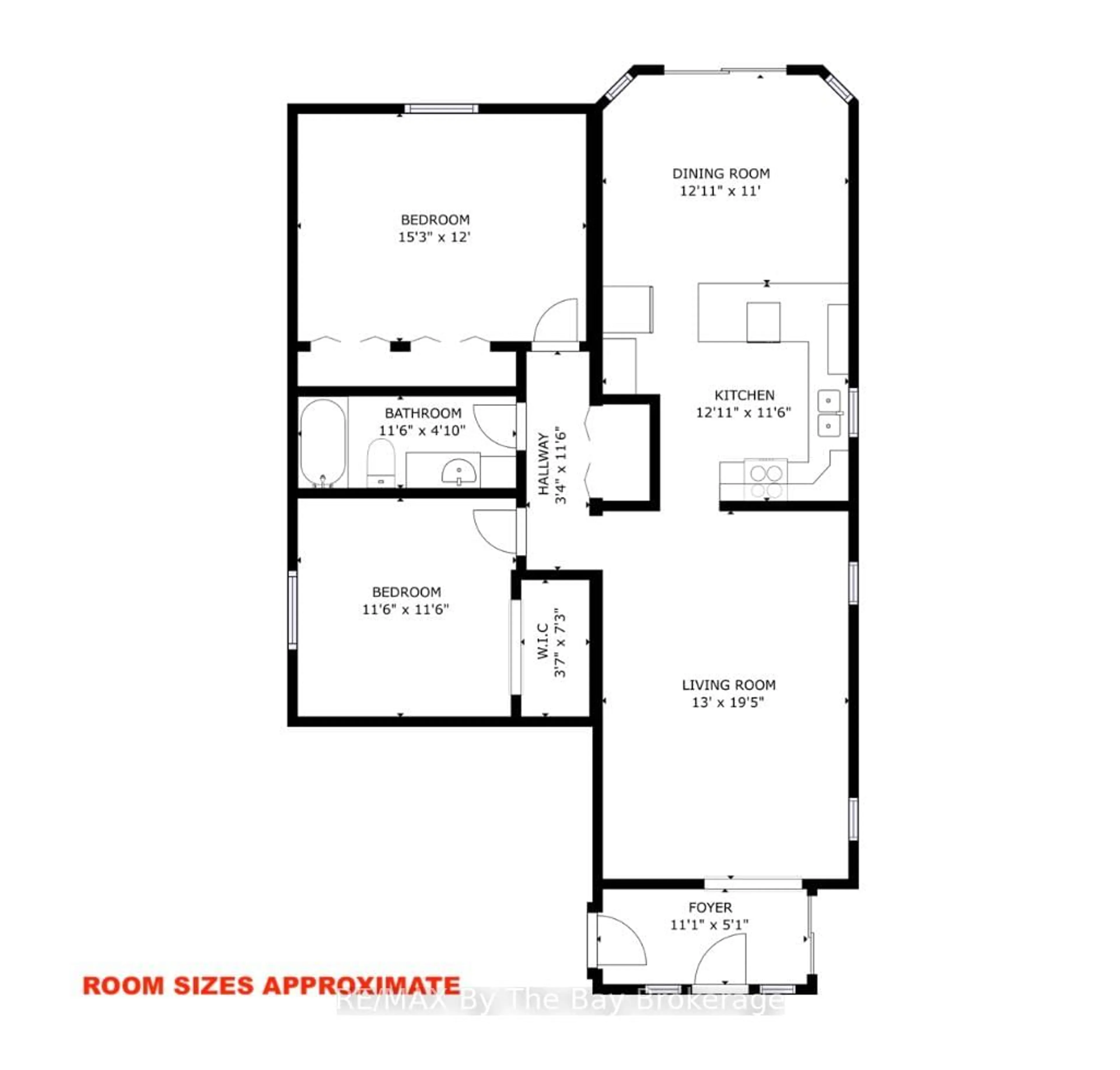 Floor plan for 9 Ventnor Cres, Wasaga Beach Ontario L9Z 3A8