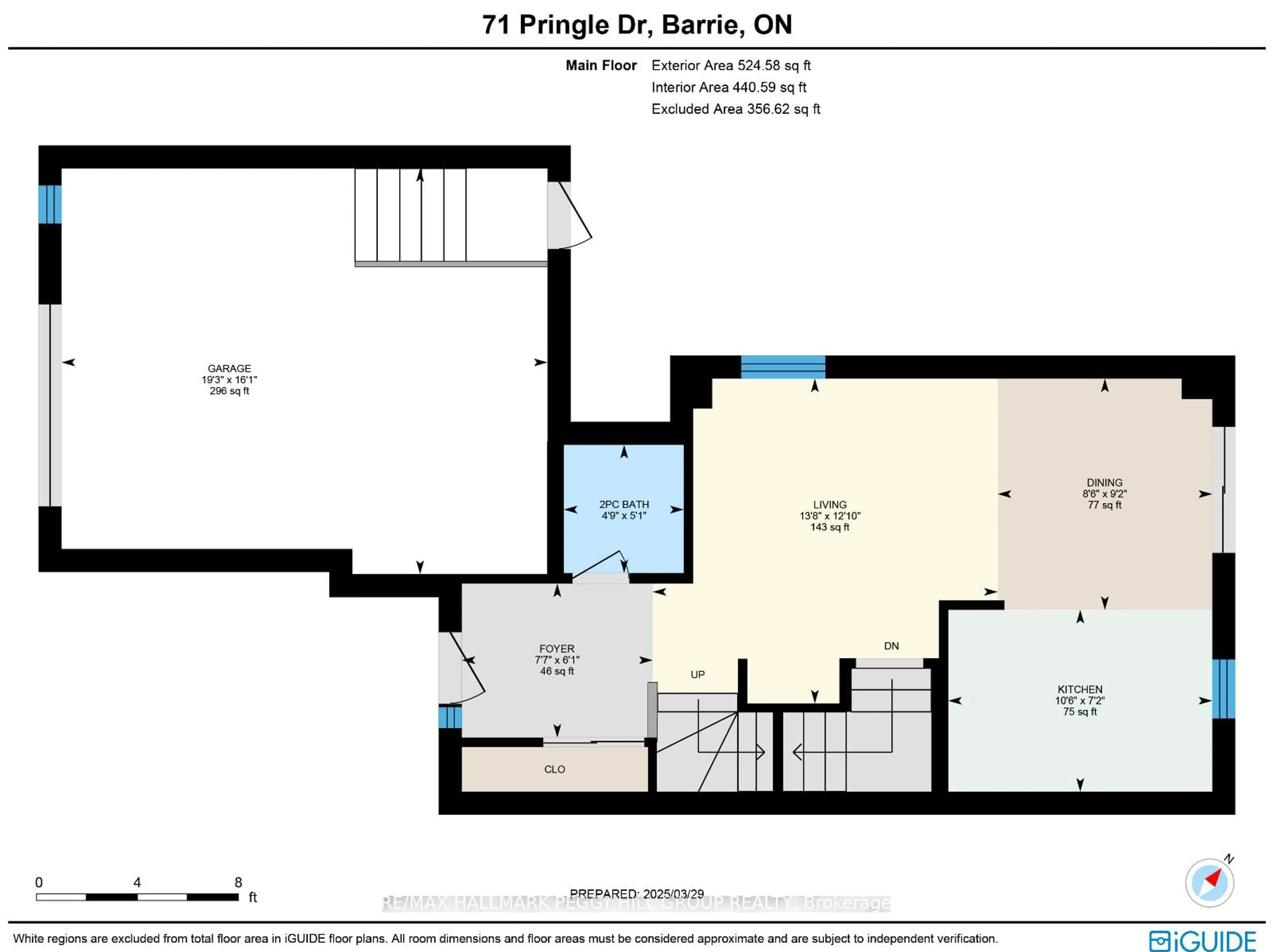 Floor plan for 71 Pringle Dr, Barrie Ontario L4N 0R2