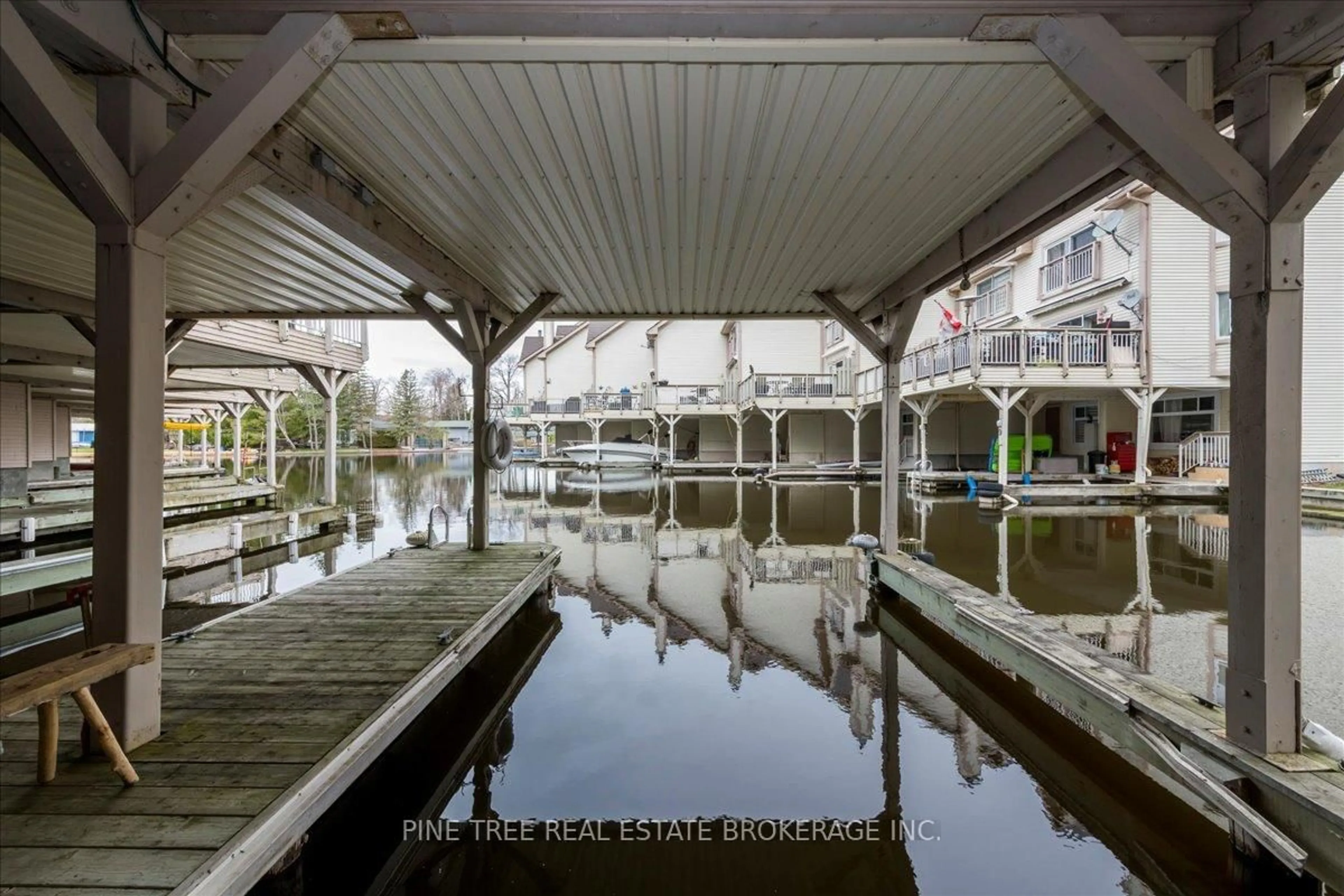 Patio, water/lake/river/ocean view for 100 Laguna Pkwy #8, Ramara Ontario L0K 1B0