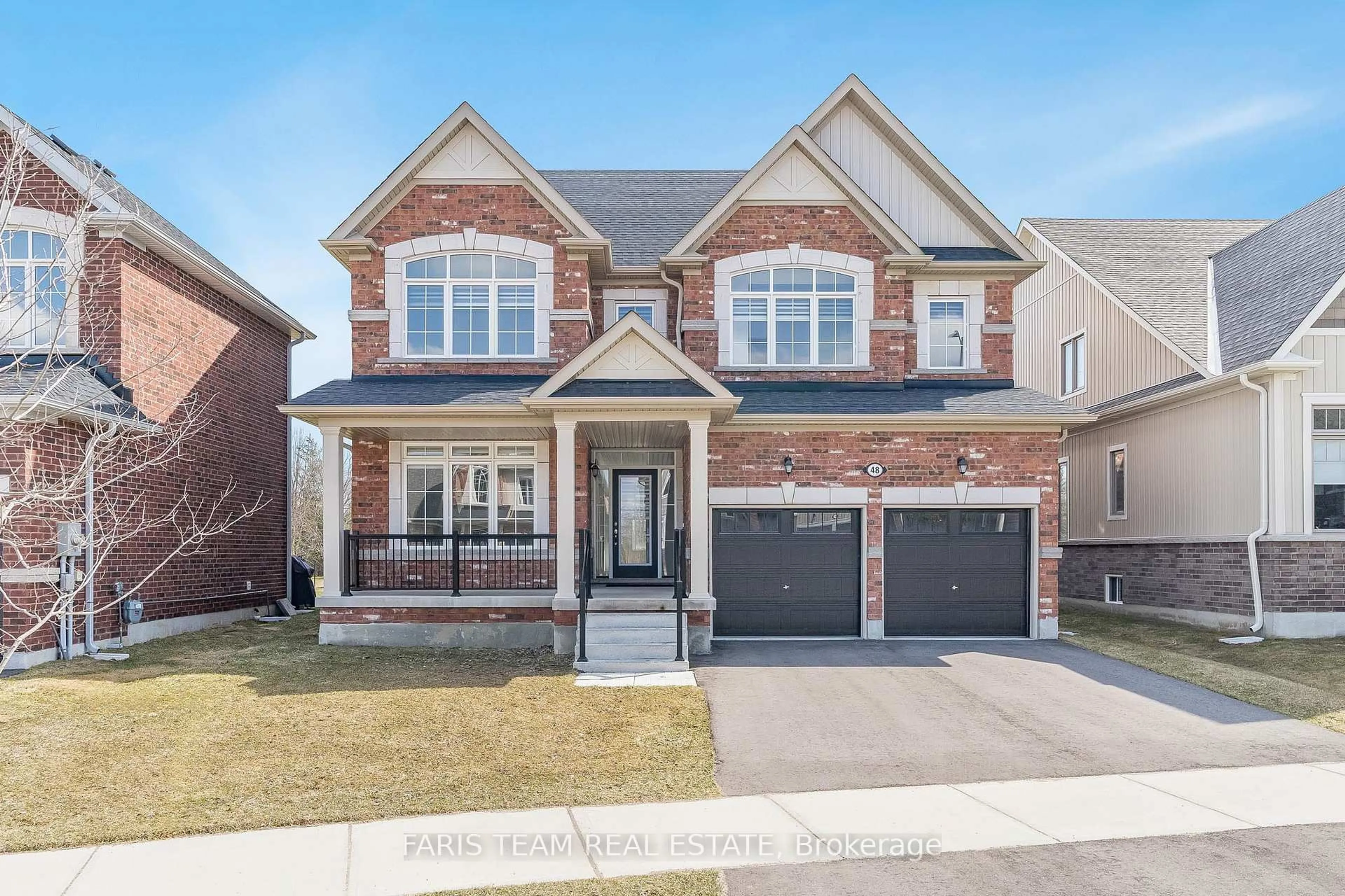 Home with brick exterior material, street for 48 Tracey Lane, Collingwood Ontario L9Y 3Y2