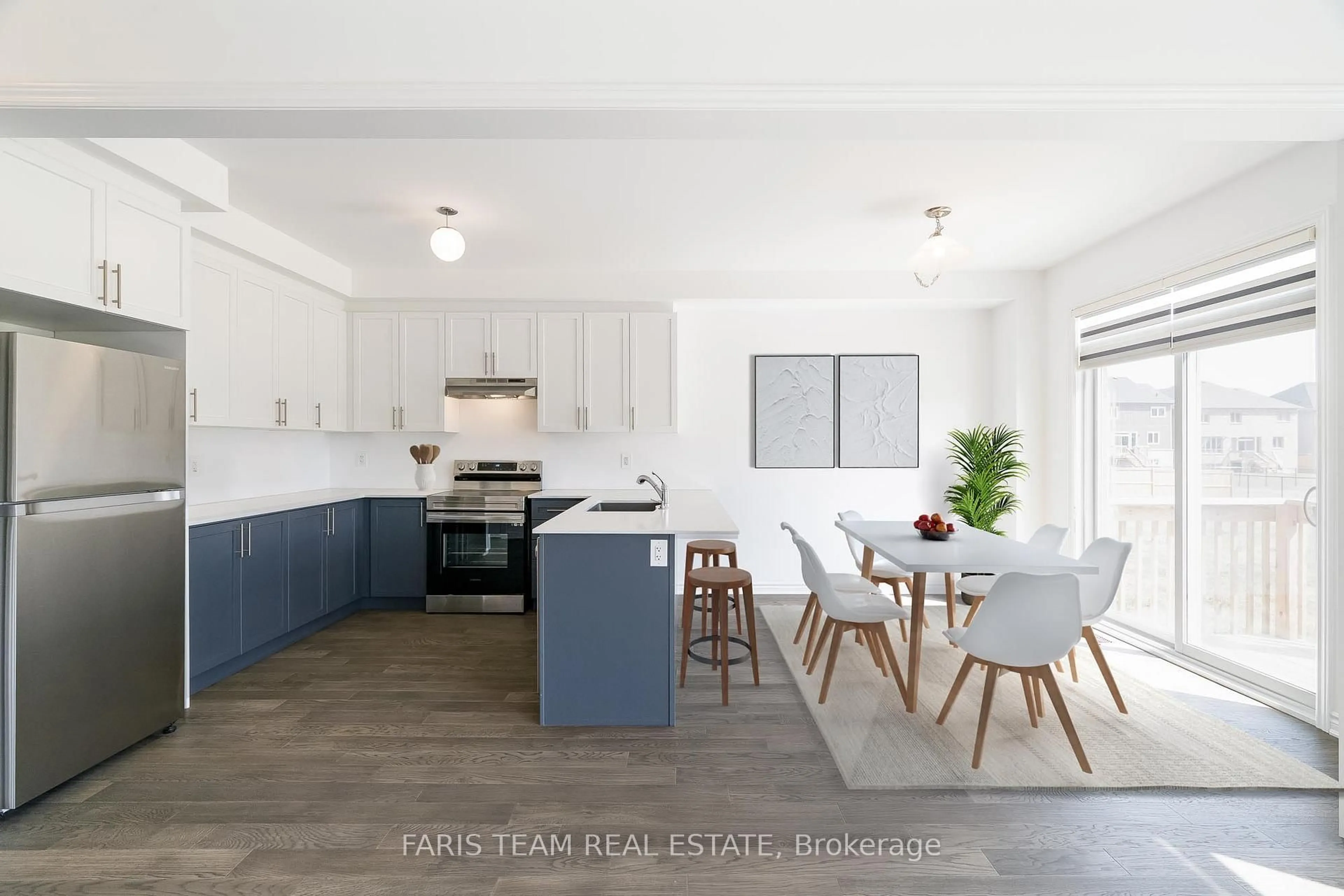 Open concept kitchen, ceramic/tile floor for 48 Tracey Lane, Collingwood Ontario L9Y 3Y2