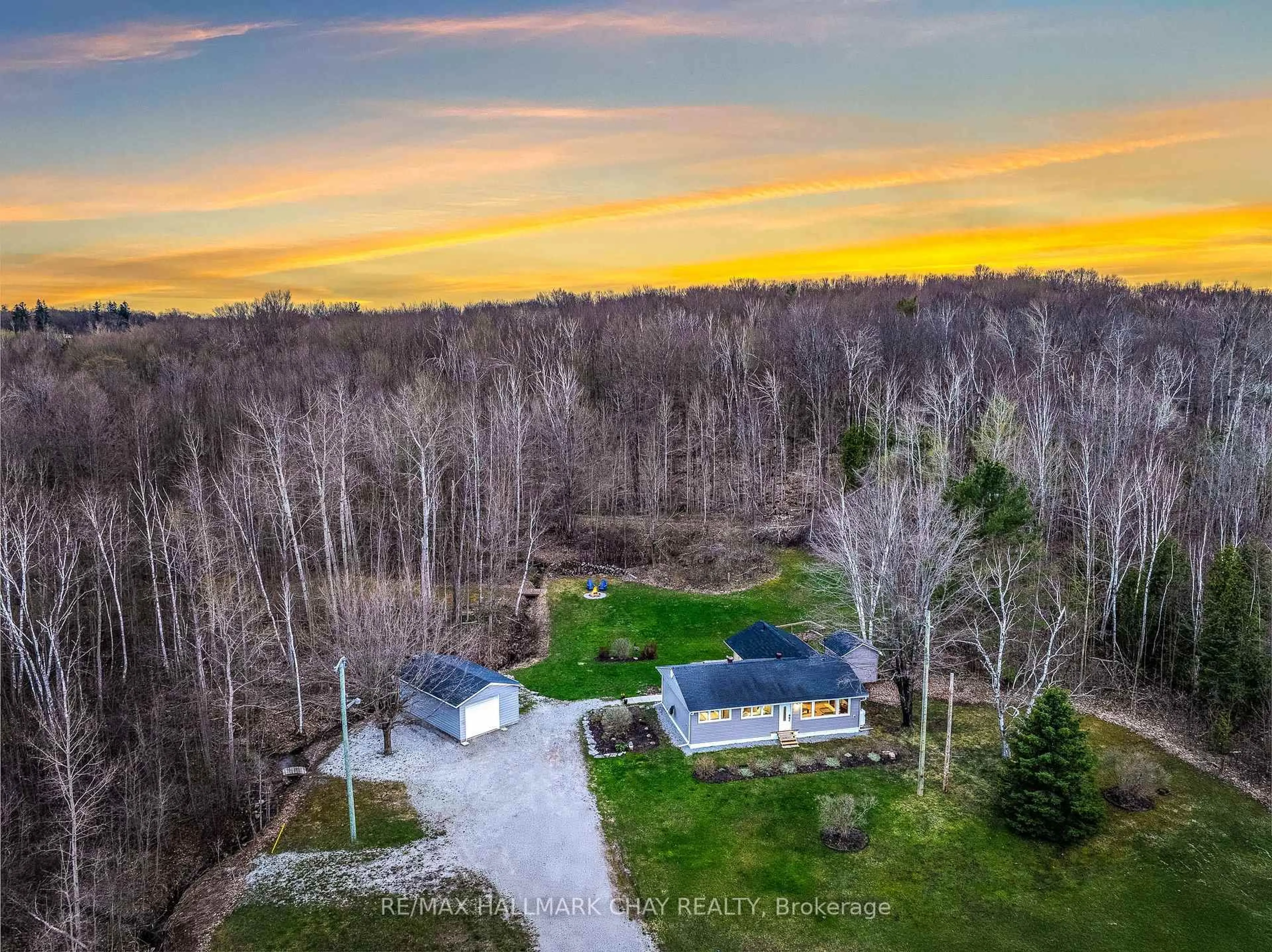 A pic from outside/outdoor area/front of a property/back of a property/a pic from drone, unknown for 13064 County Rd 16 N/A, Severn Ontario L0K 2C0