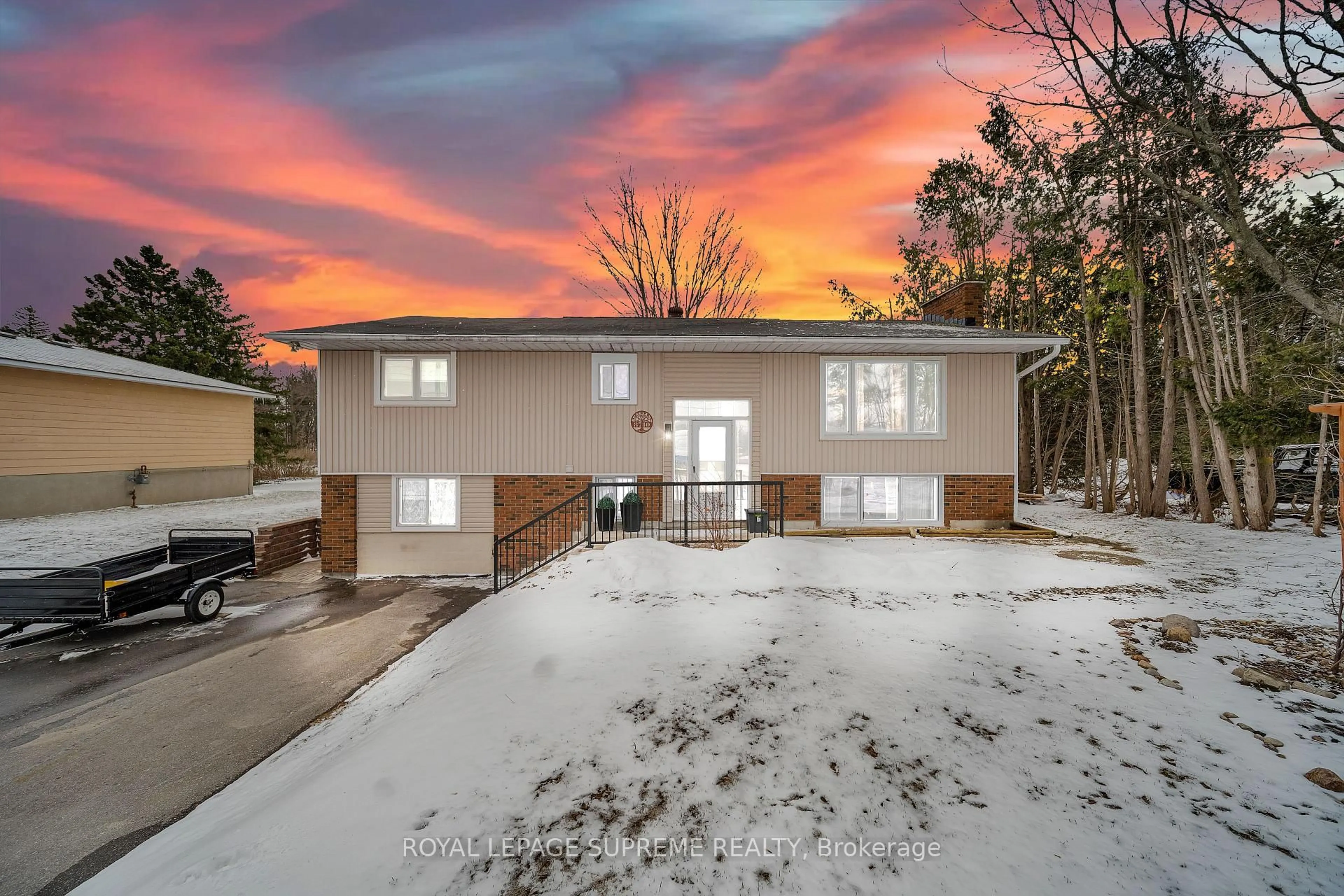 Home with brick exterior material, street for 8740 12 Highway N/A, Oro-Medonte Ontario L3V 6H2