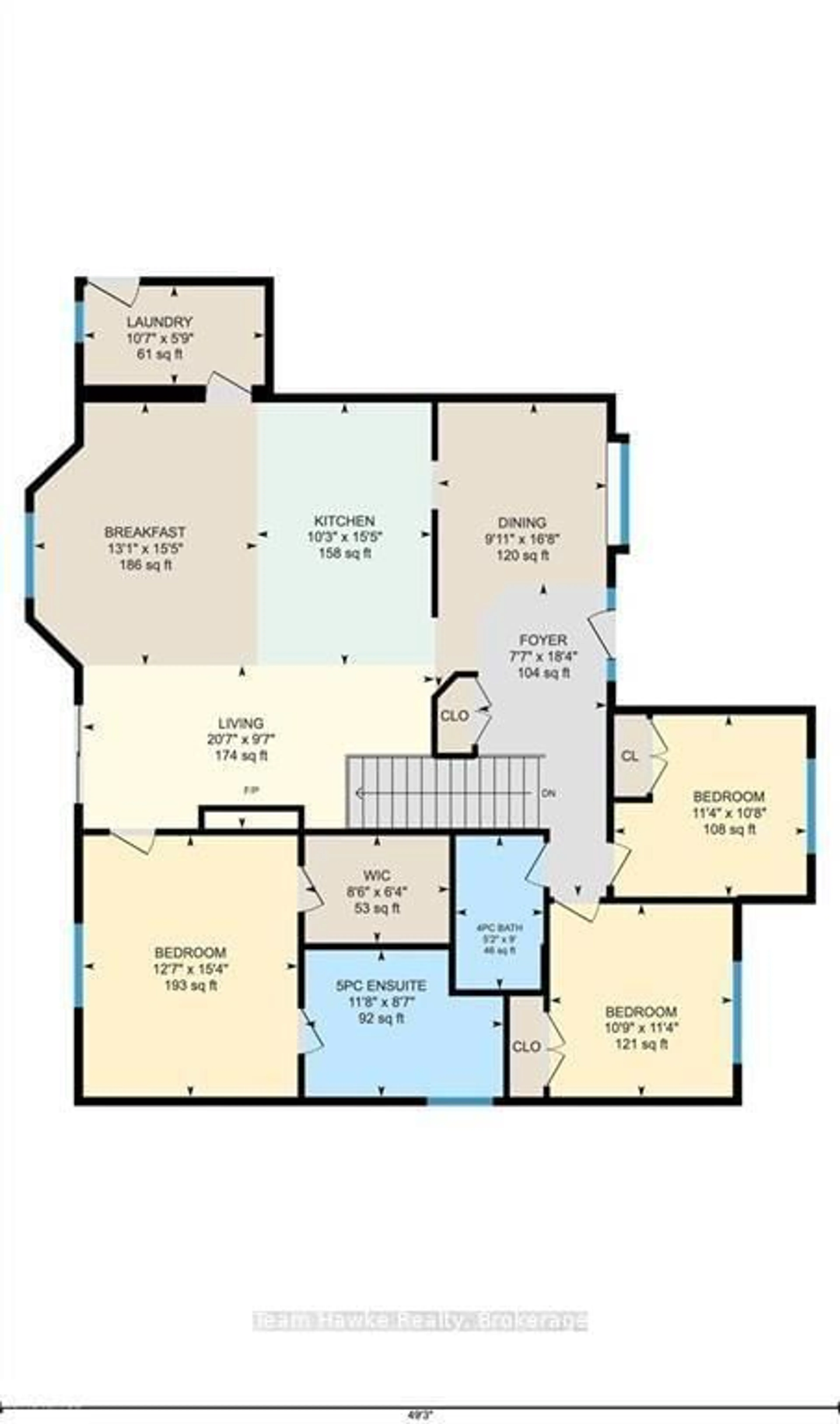 Floor plan for 90 WINDERMERE Circ, Tay Ontario L4R 0C3