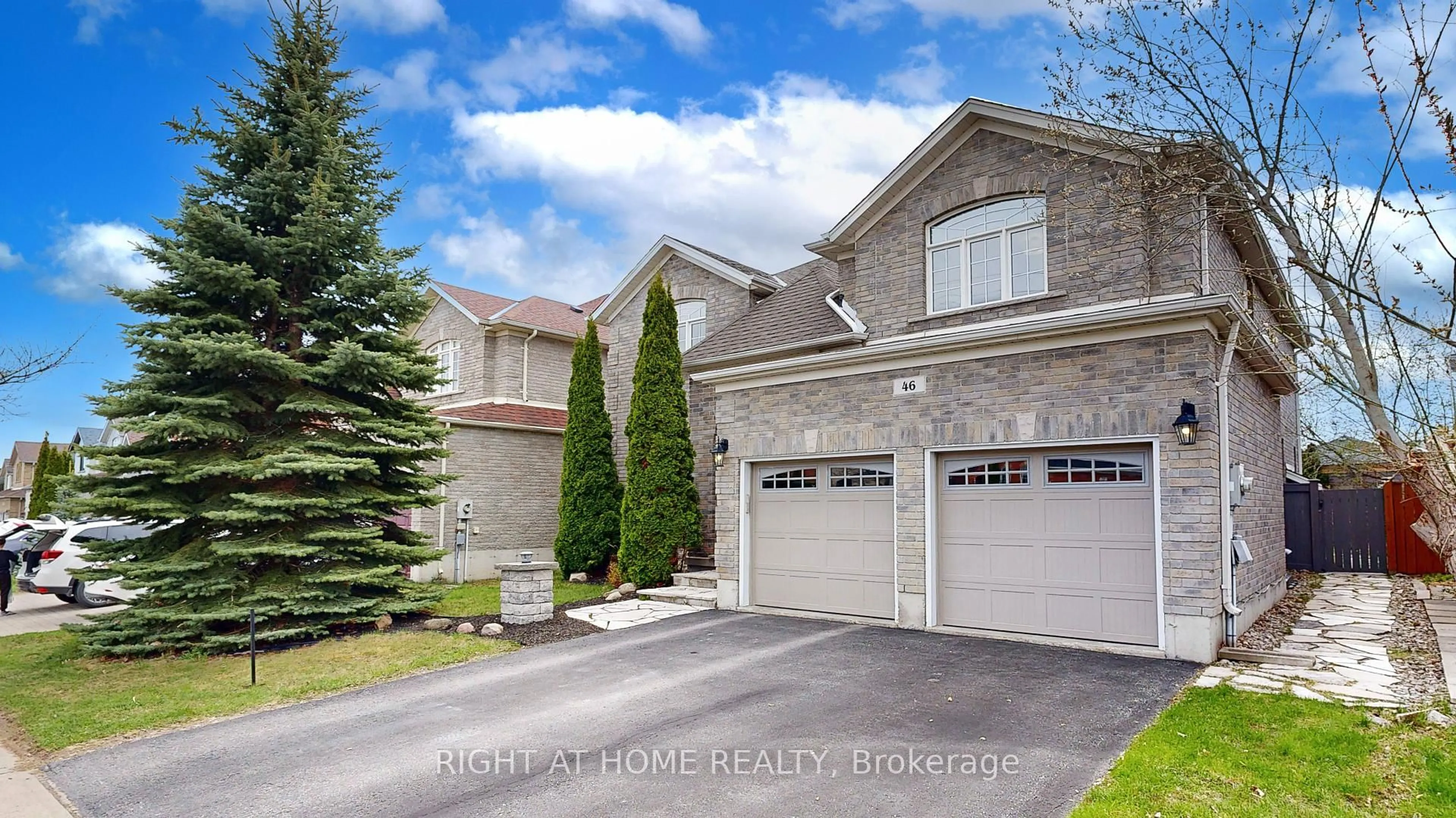 Home with brick exterior material, street for 46 Prince William Way, Barrie Ontario L4N 0Y9