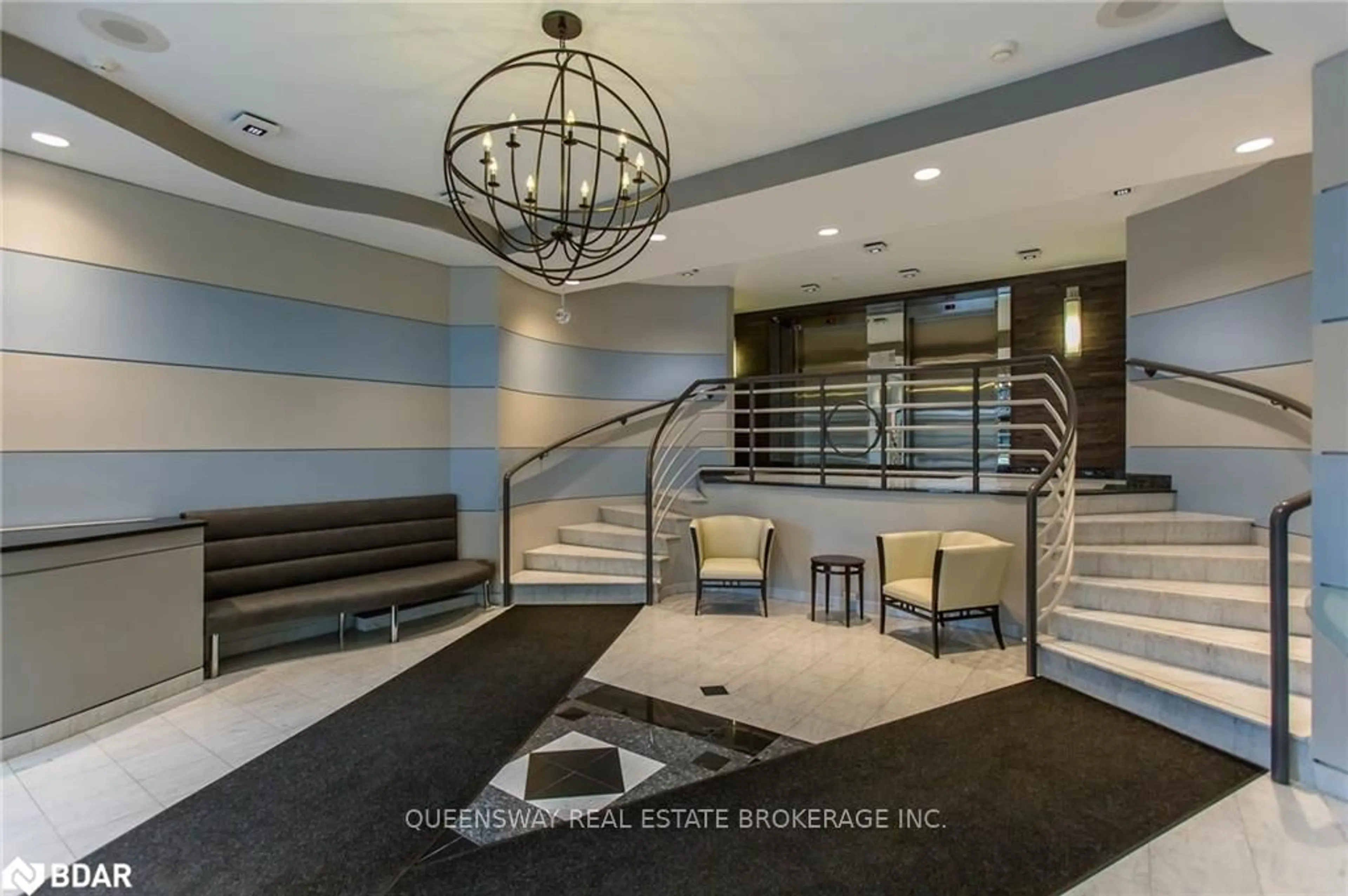 Indoor foyer for 75 Ellen St #904, Barrie Ontario L4N 7R6