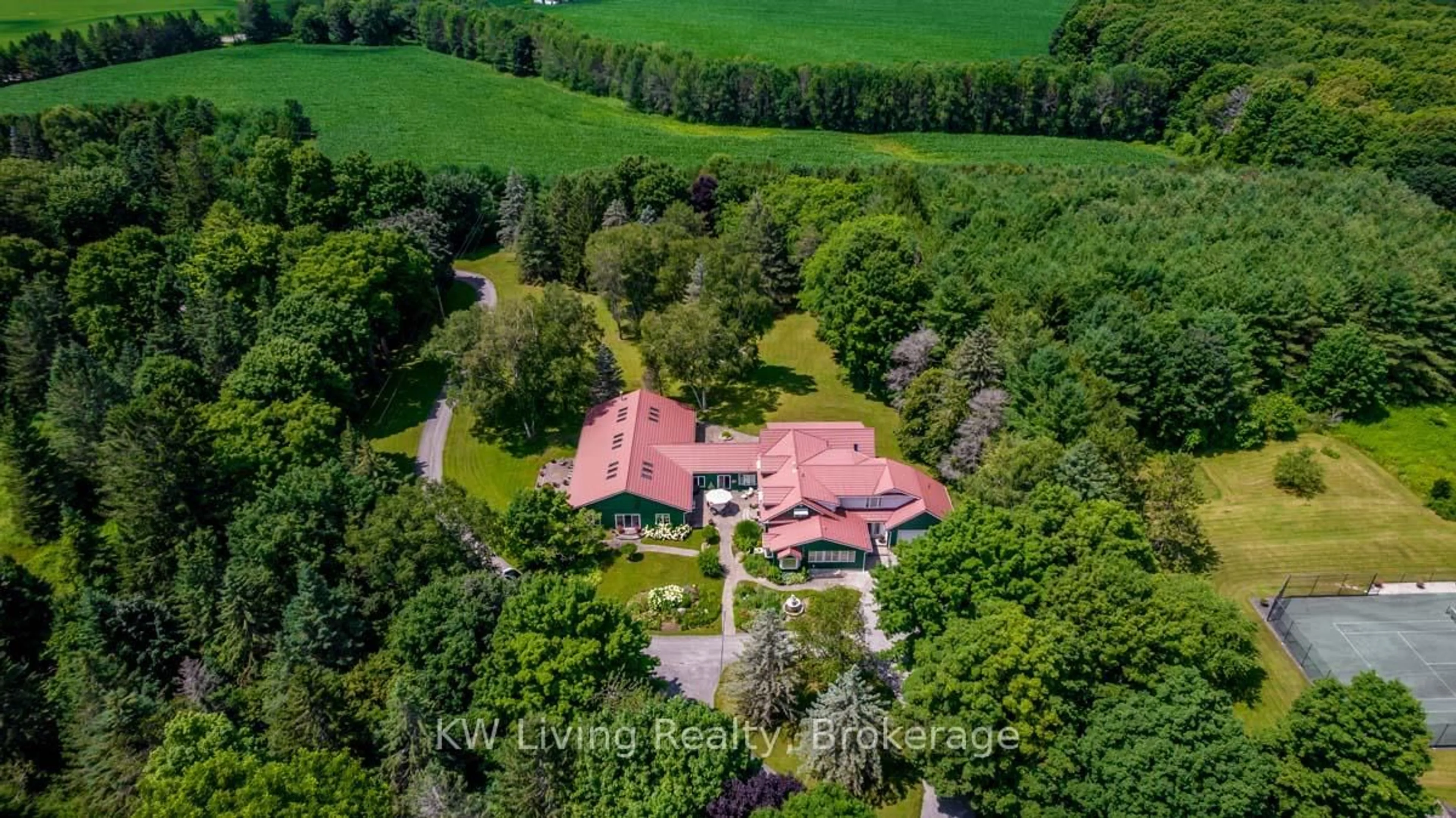 A pic from outside/outdoor area/front of a property/back of a property/a pic from drone, unknown for 4361* HWY 12 N/A, Ramara Ontario L3V 6J6