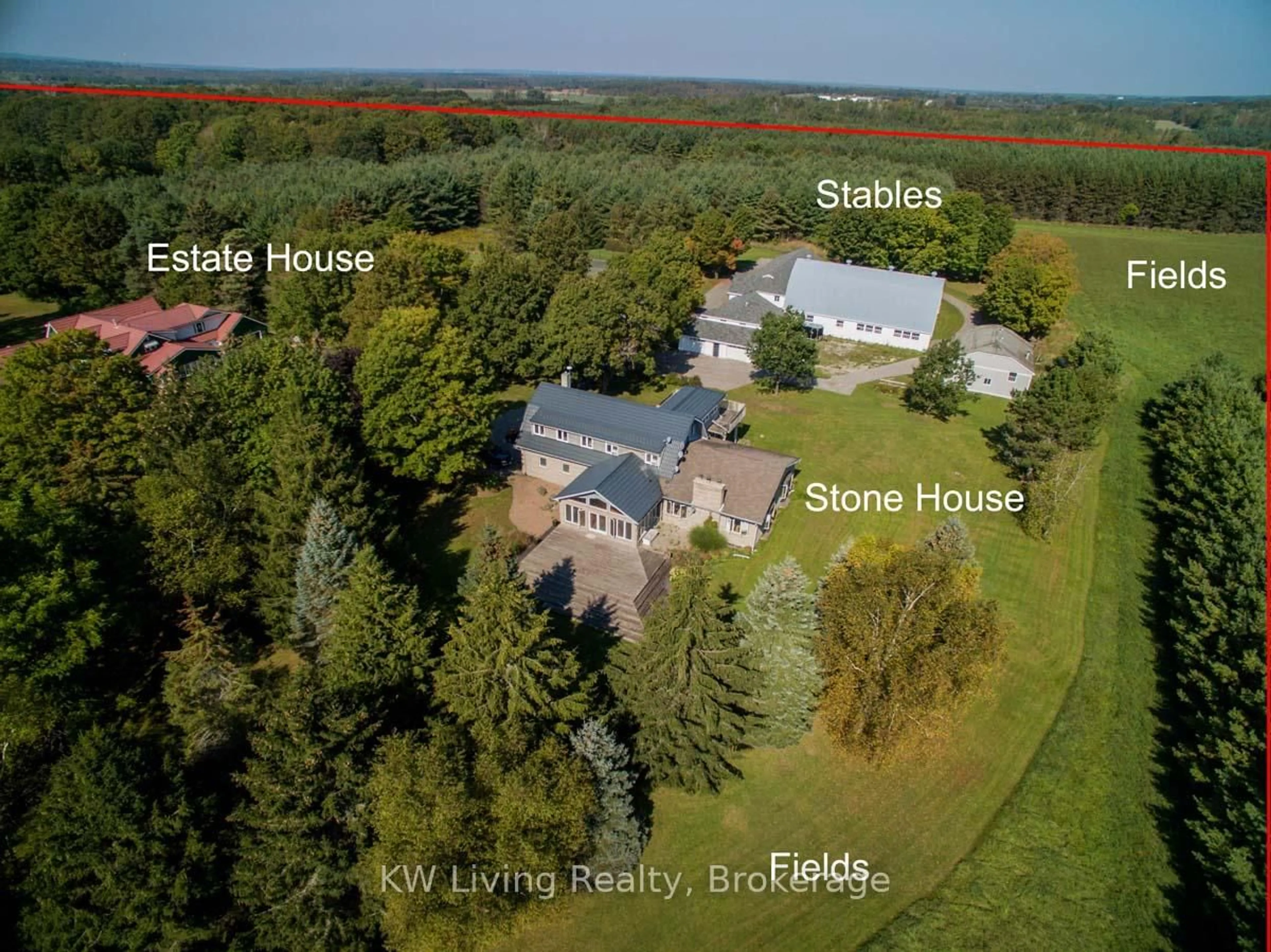 A pic from outside/outdoor area/front of a property/back of a property/a pic from drone, building for 4361* HWY 12 N/A, Ramara Ontario L3V 6J6