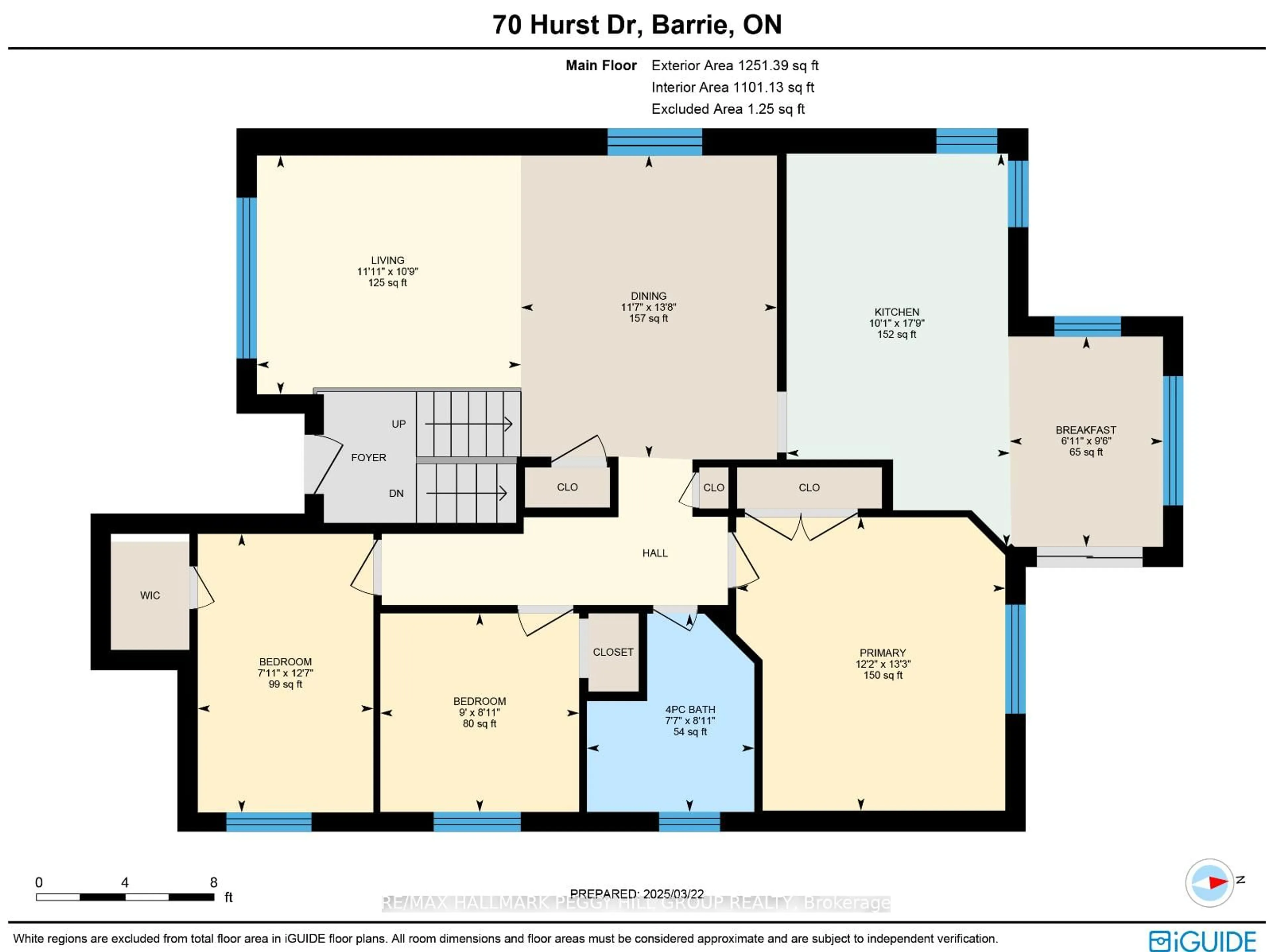 Floor plan for 70 Hurst Dr, Barrie Ontario L4N 8K4