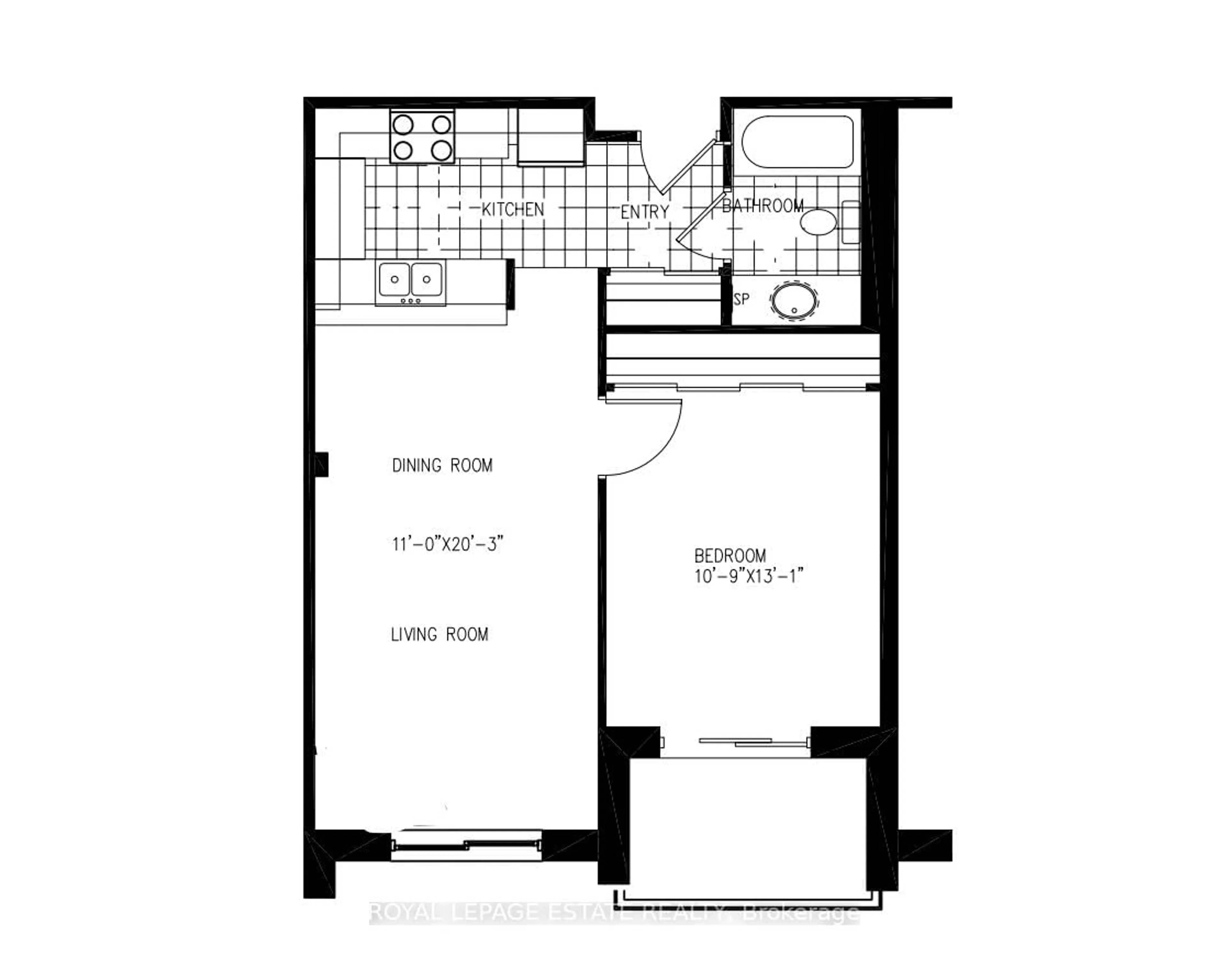 Floor plan for 333 Lafontaine Rd #205, Tiny Ontario L9M 0H1