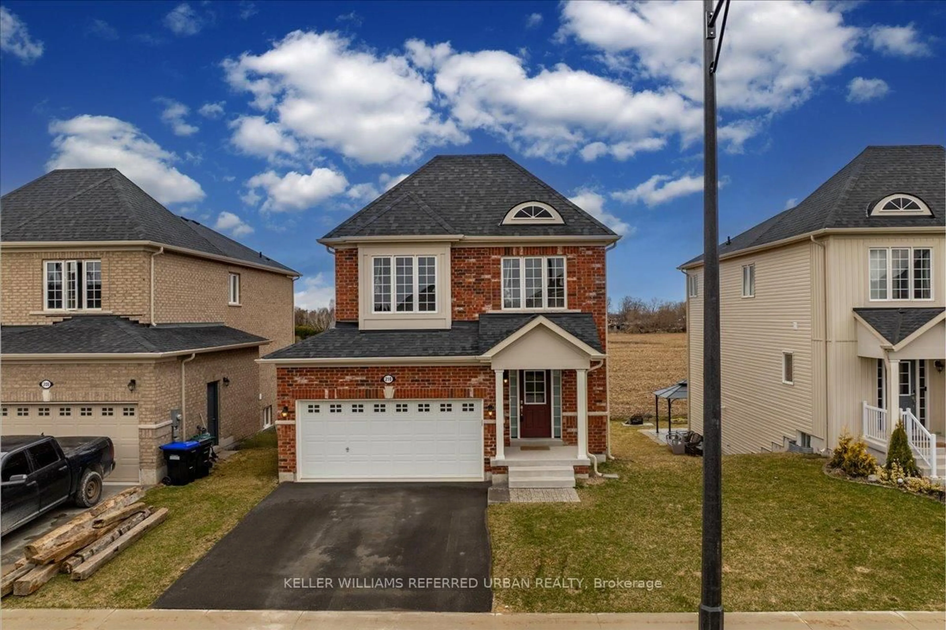 Home with brick exterior material, street for 210 Prescott Dr, Clearview Ontario L0M 1S0