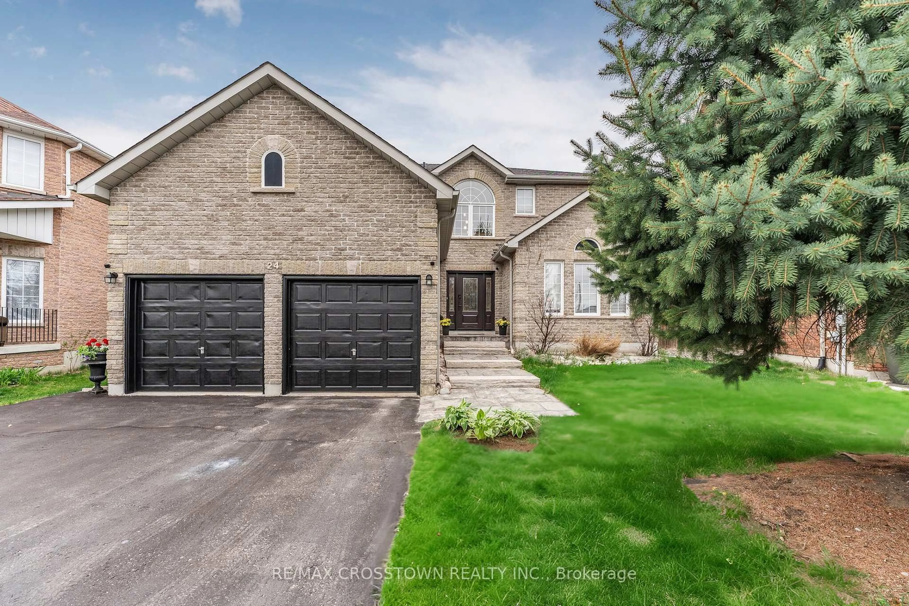 Home with brick exterior material, street for 24 Windsor Cres, Barrie Ontario L4N 0K3