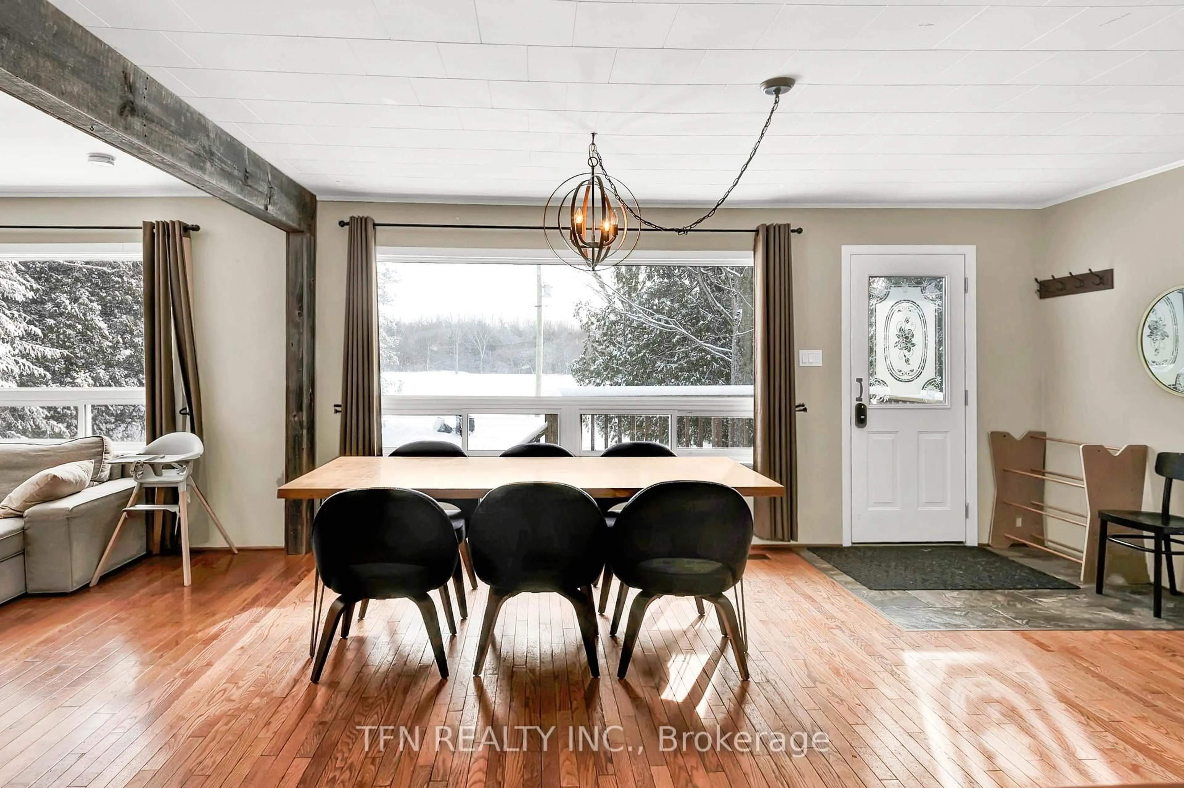 Dining room, wood/laminate floor for 322 Concession 13 Rd, Tiny Ontario L0L 2J0