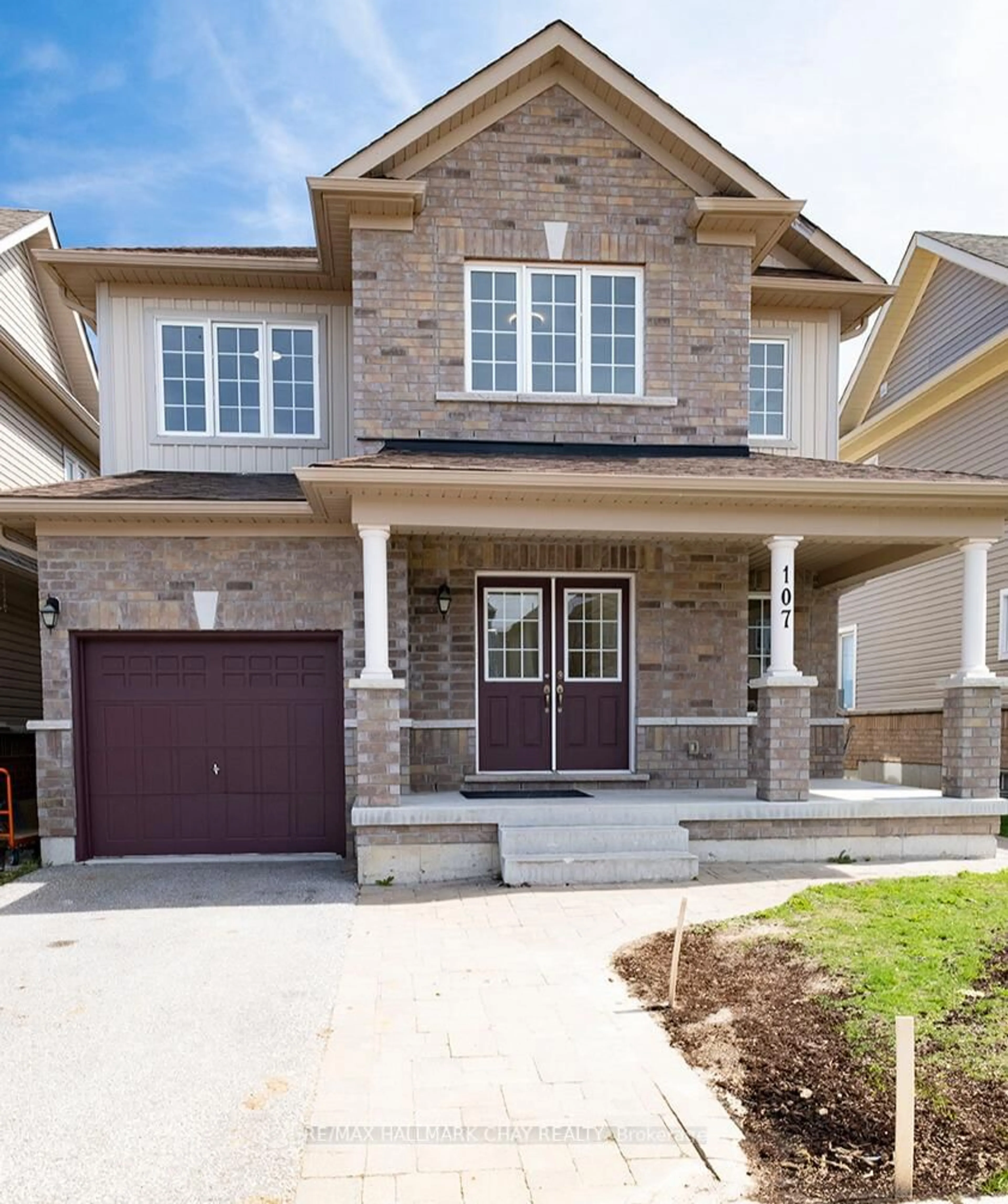 Home with brick exterior material, street for 107 Diana Dr, Orillia Ontario L3V 8J7