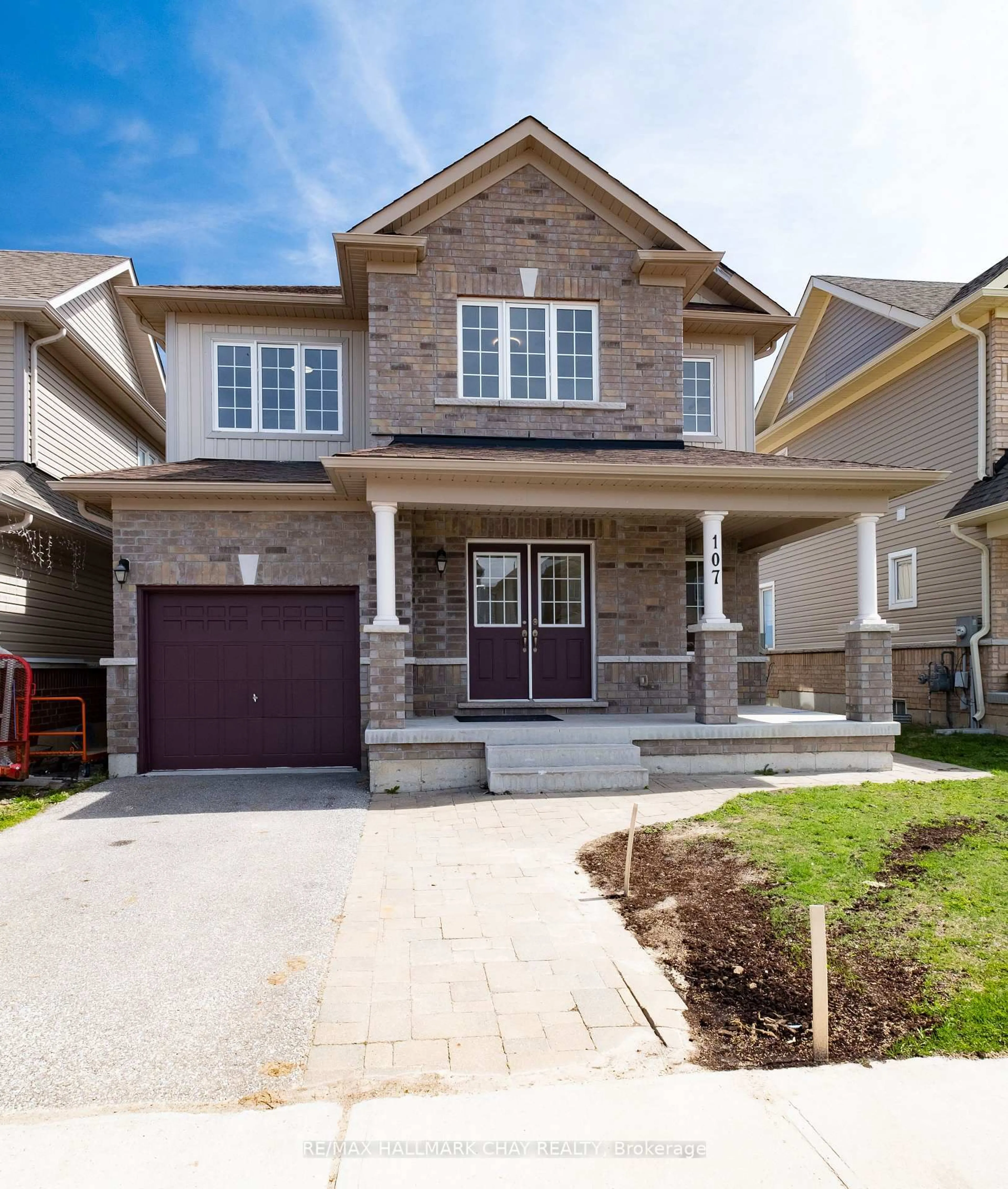 Home with brick exterior material, street for 107 Diana Dr, Orillia Ontario L3V 8J7