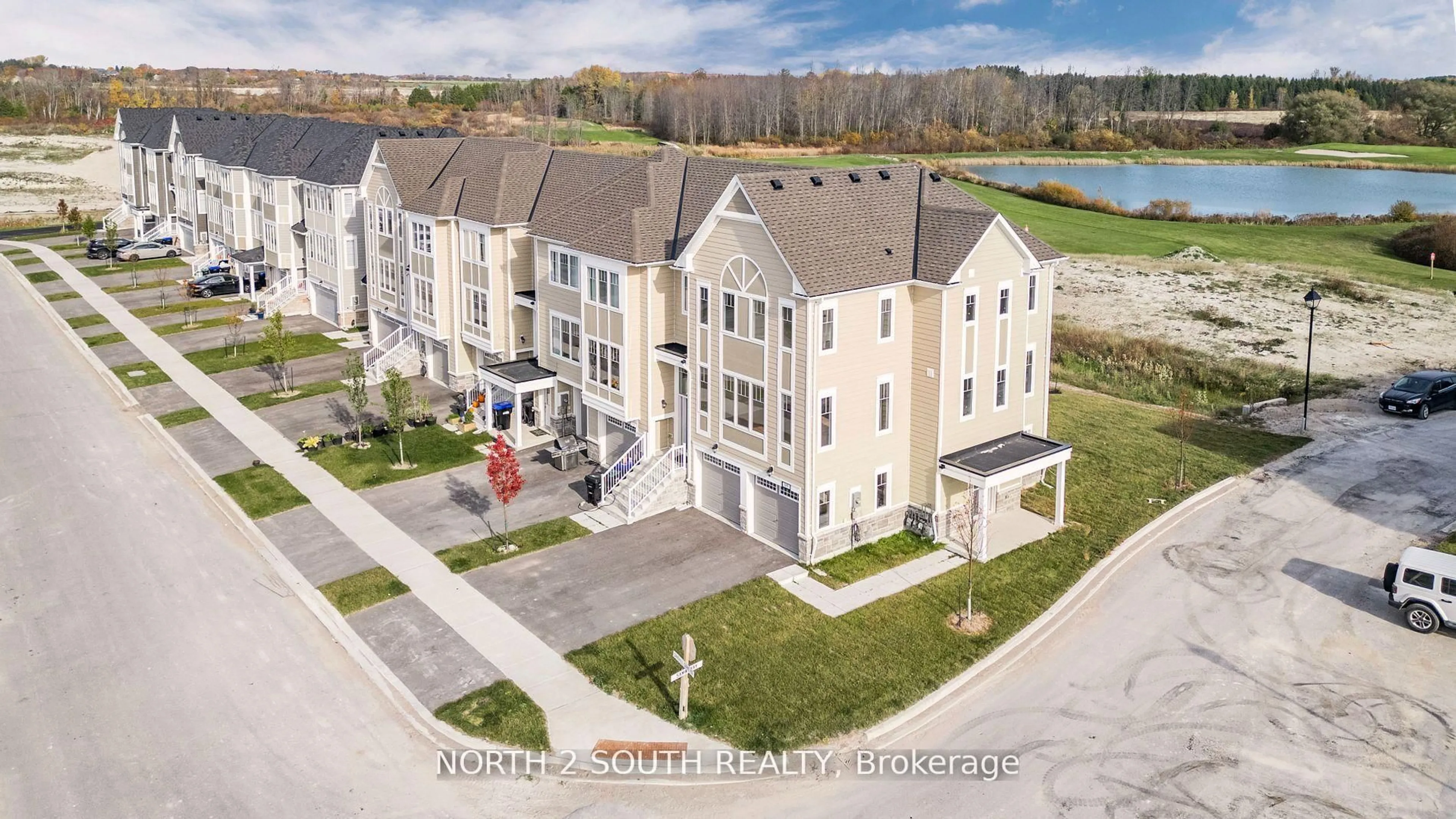A pic from outside/outdoor area/front of a property/back of a property/a pic from drone, unknown for 98 Sandhill Crane Dr, Wasaga Beach Ontario L9Z 0K4